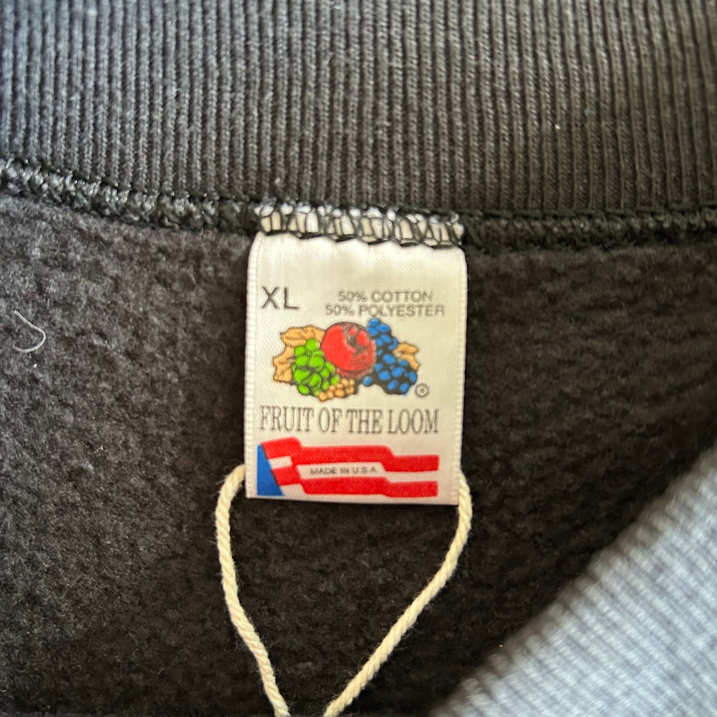 90's Fruit of the loom SATCHMO ルイアームストロング プリントスウェット(XL)/A6294S=SO