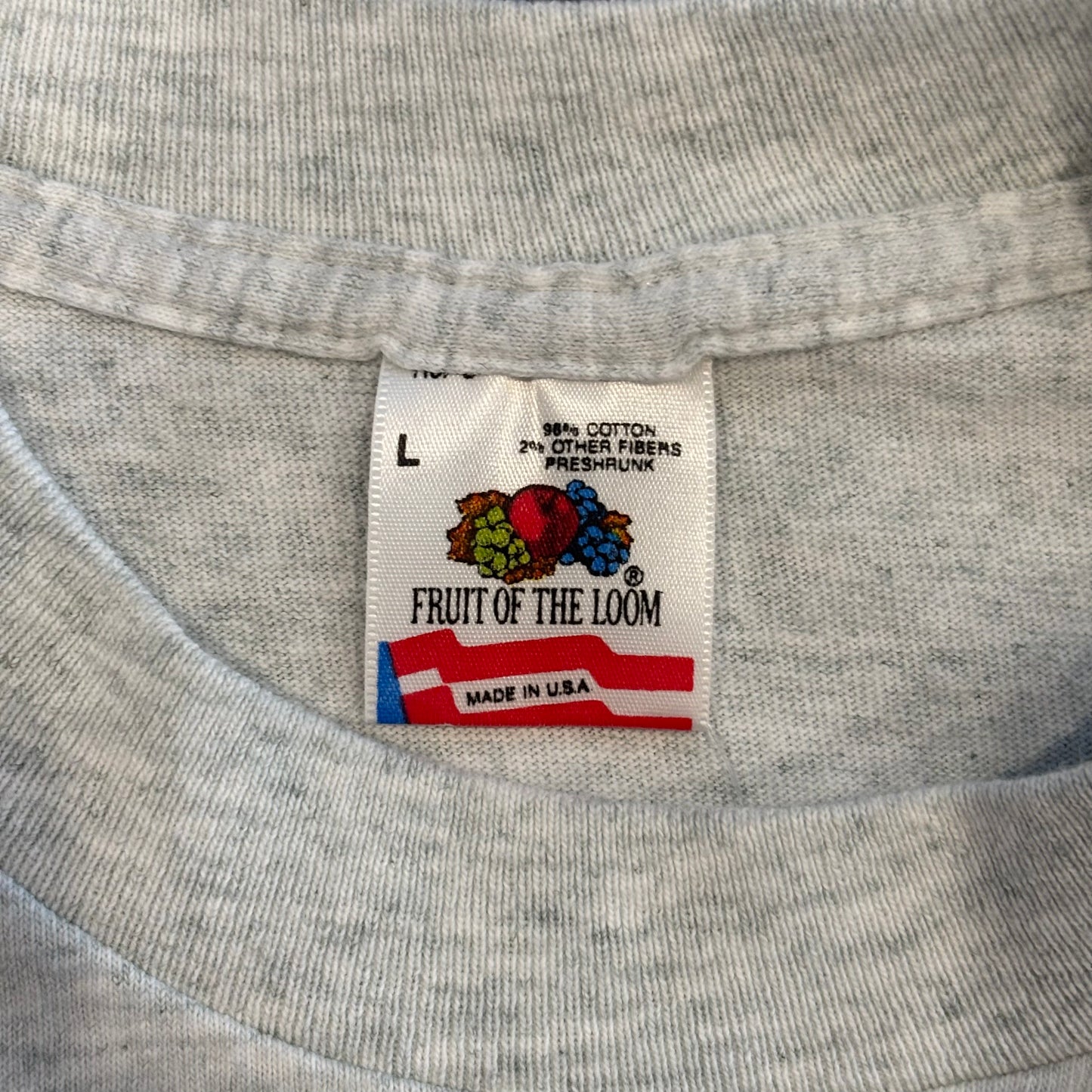 90's FRUIT OF THE LOOM 美女と野獣 アダム王子 ディズニーTシャツ 白 (L)/B2144T-SO
