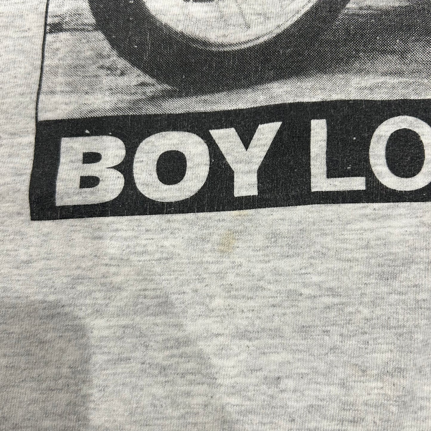 90's anvil BOY LONDON フォトプリントTシャツ グレー (L)/A2762T-SO