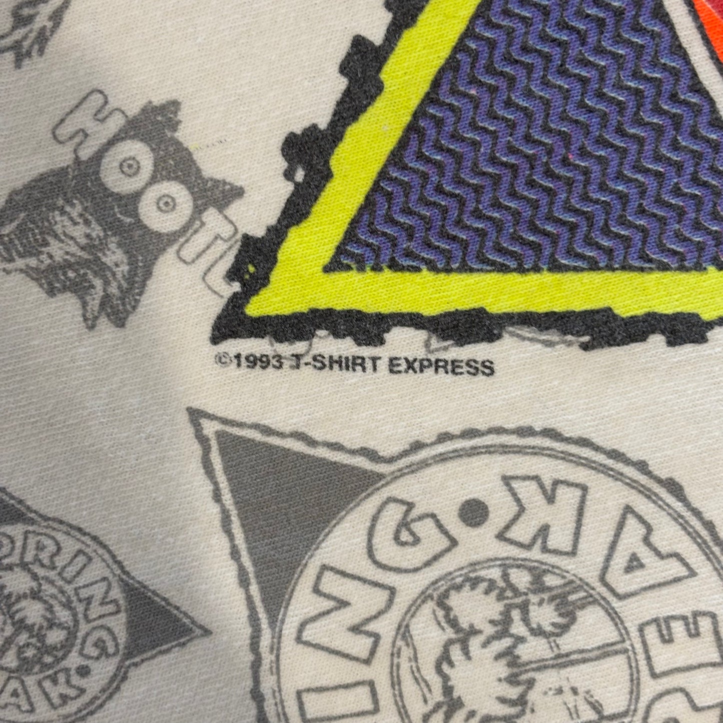 90's HOOTERS SPRINg BREAK レストラン&スポーツバー 企業Tシャツ 白 (XL)/B2067T-SO