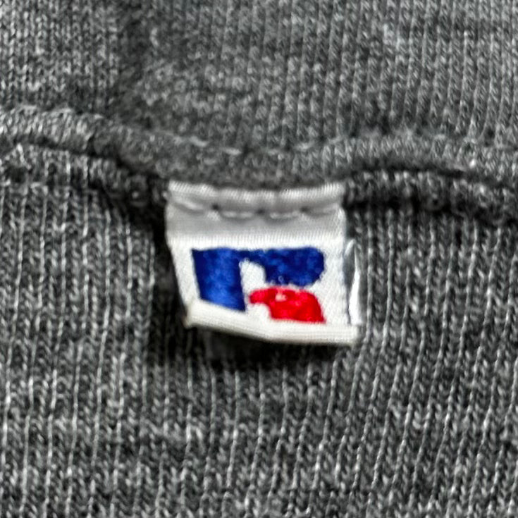 90's Russell LOURDES ラグビー スウェット グレー(L)/A2547S-SO