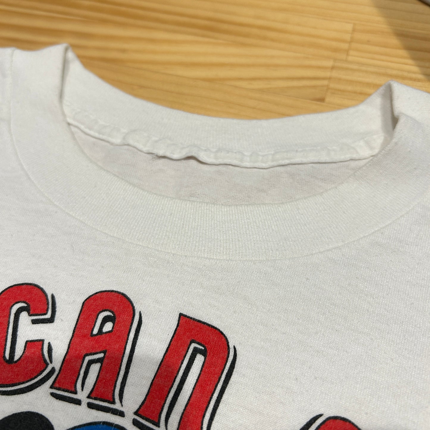 90's~DISNEY MINNIE MOUSE ディズニー ミニーマウス "AMERICAN MADE" Tシャツ ホワイト (不明)/A7329T-SO