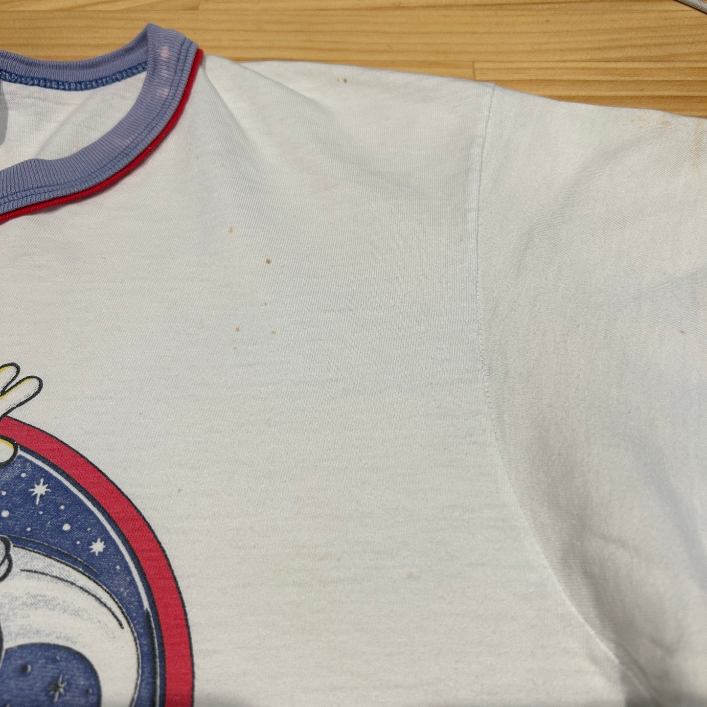 80's DISNEY SPACE MOUNTAIN MICKEY MOUSE ディズニー スペースマウンテン ミッキー Tシャツ (L)/B2735T-SO