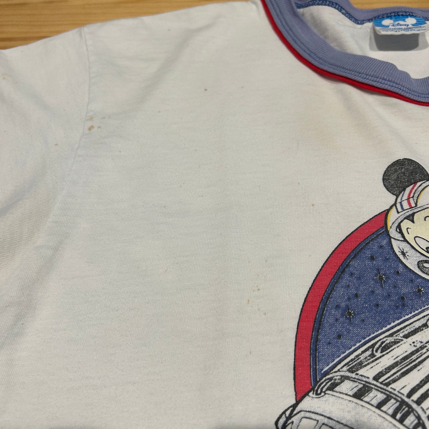 80's DISNEY SPACE MOUNTAIN MICKEY MOUSE ディズニー スペースマウンテン ミッキー Tシャツ (L)/B2735T-SO