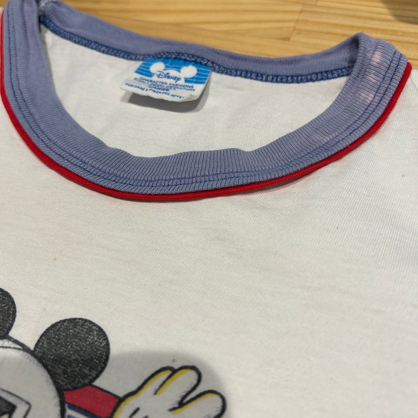80's DISNEY SPACE MOUNTAIN MICKEY MOUSE ディズニー スペースマウンテン ミッキー Tシャツ (L)/B2735T-SO