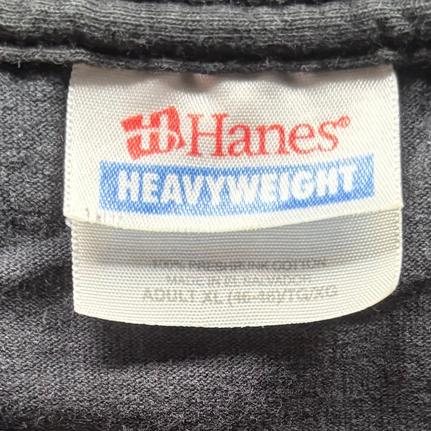 90's Hanes AMOEBA MUSIC HOLLY WOOD 企業 プリントTシャツ 黒 XL/B2747T-SO