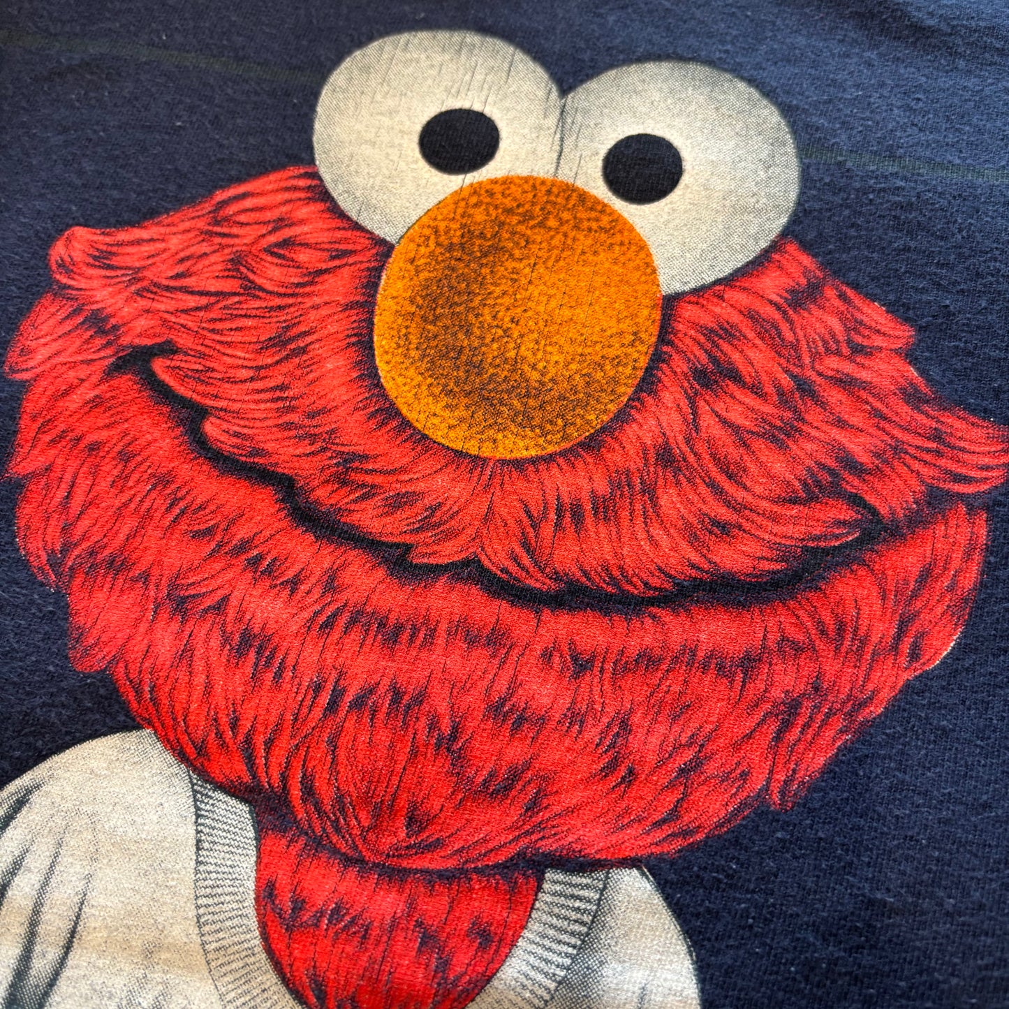 90's Changes セサミストリート ELMO WEAR 半袖Tシャツ ネイビー M/B2743T-SO