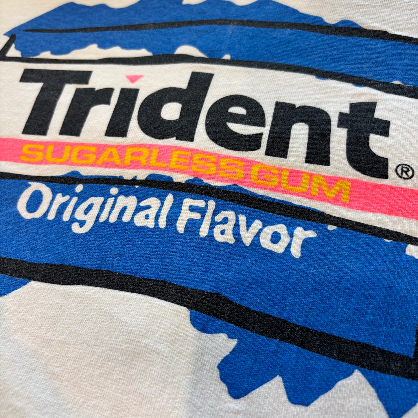 90's ALL SPORT MTV Trident SUGARLESSGUM 企業 プリントTシャツ 白 XL/B2526T-SO