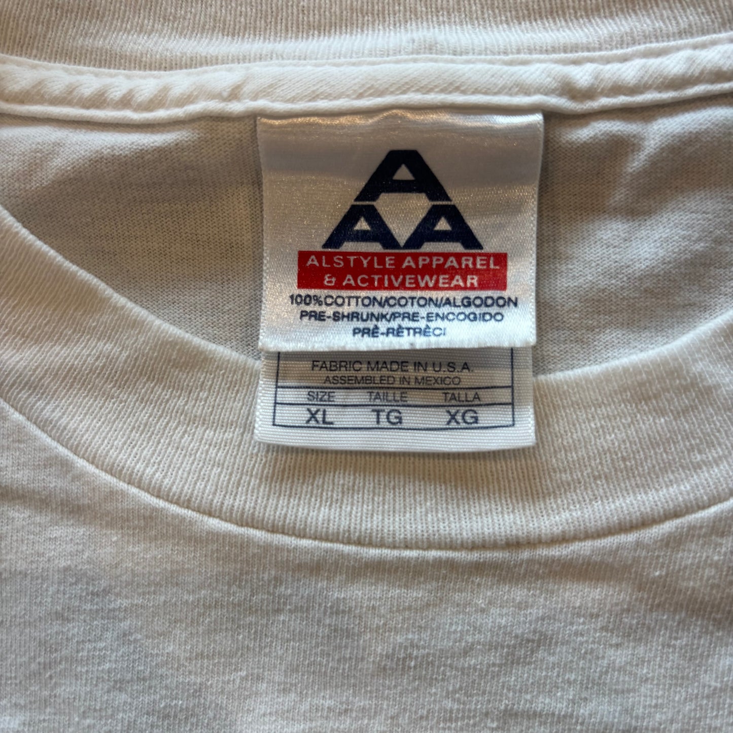 00's ALSTYLE APPAREL&ACTIVEWEAR COHIBA 企業Tシャツ 白 XL/B2528T-SO