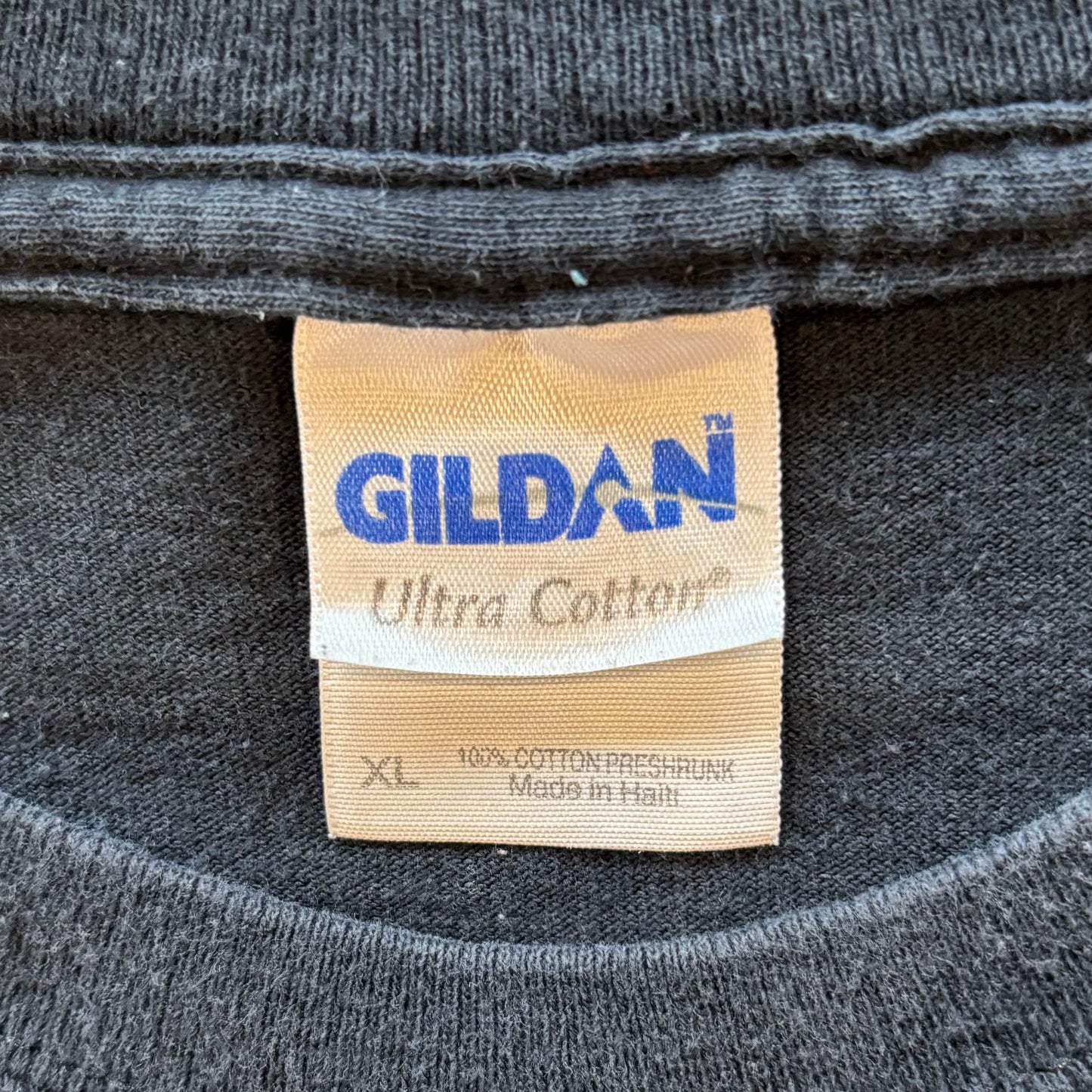 00's GILDAN ブラッド・ペイズリー ALCOHOL ジャックダニエルパロディ Tシャツ 黒 XL/B1929T-SO
