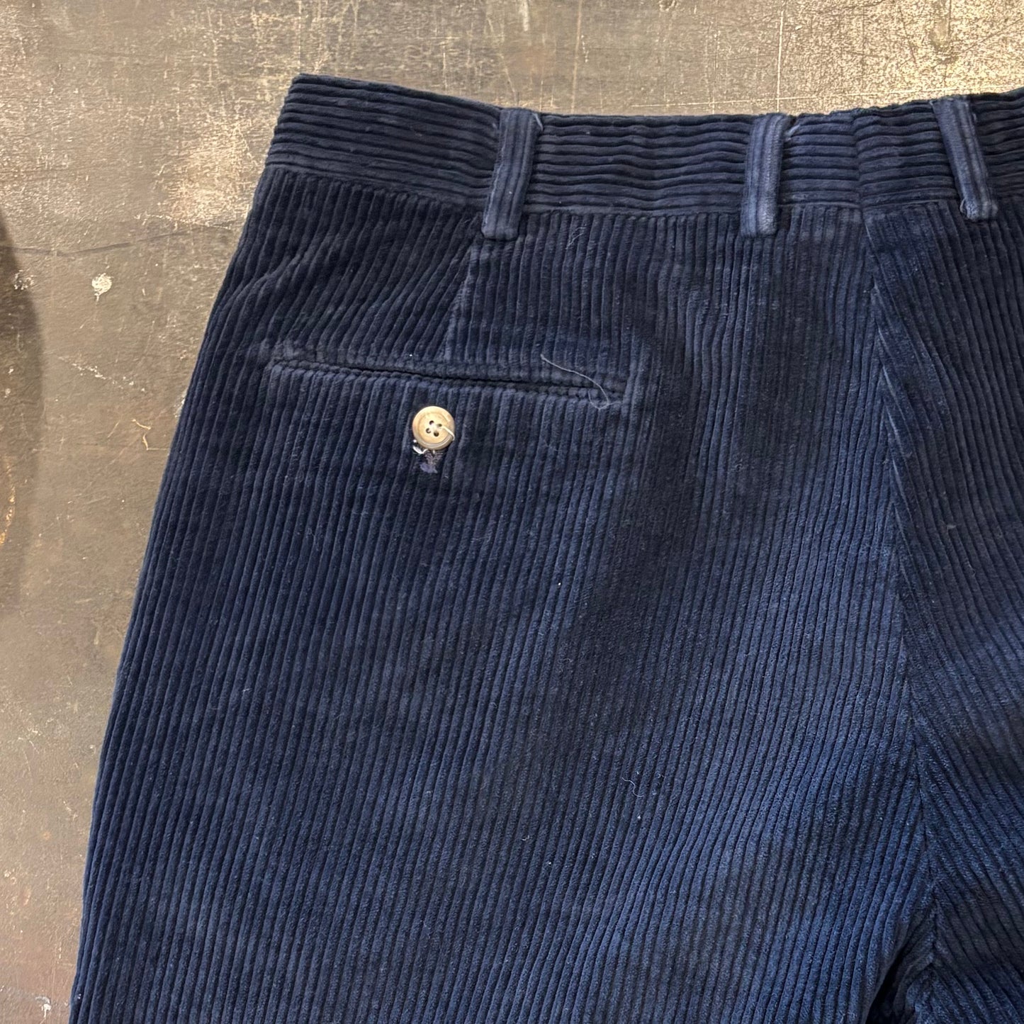 90's Brooks Brothers ブルックスブラザーズ 2タック コーデュロイパンツ ネイビー (SIZE38) /A9090P-SO