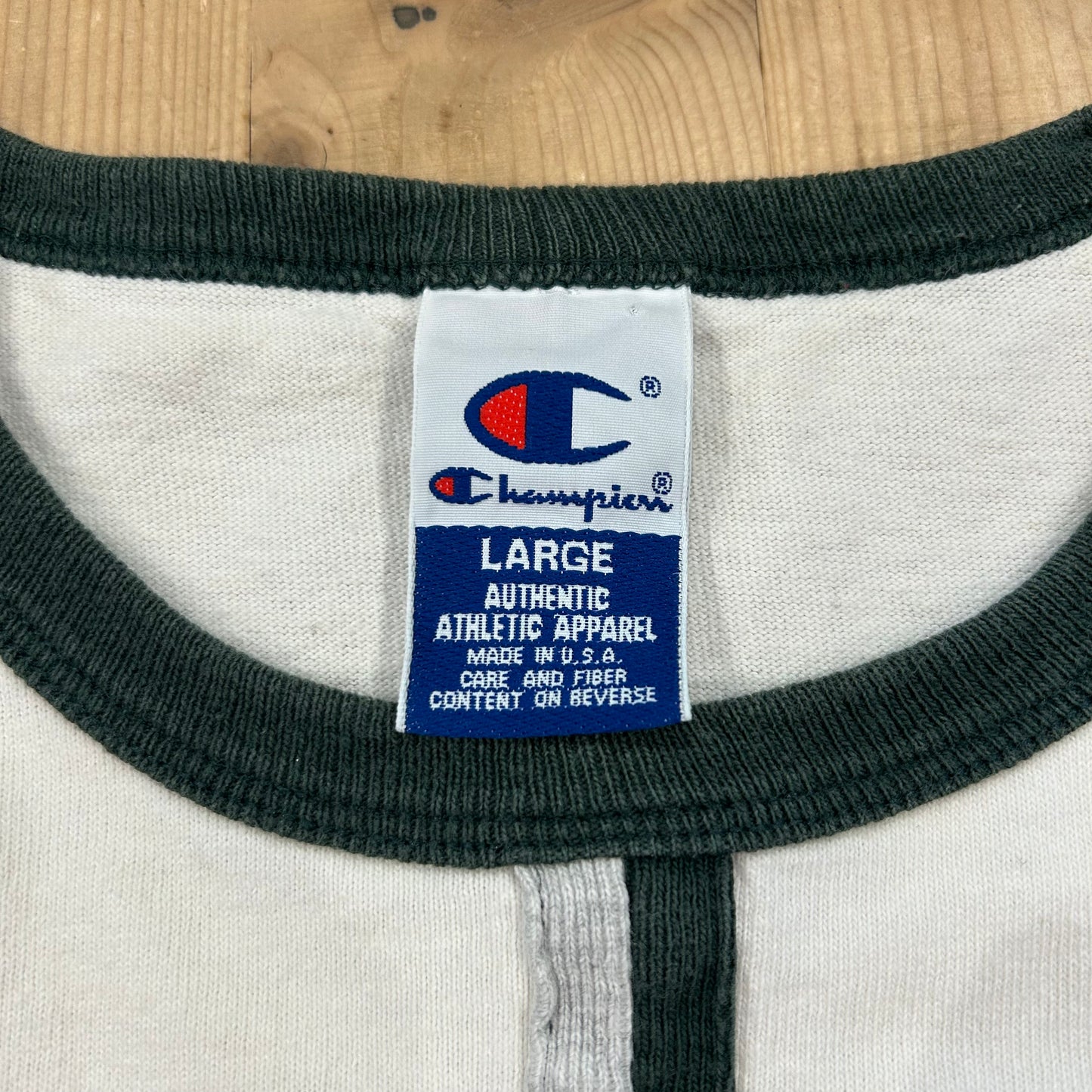 90's champion カレッジ Tシャツ "BROWN" (L)/A6298T-SO