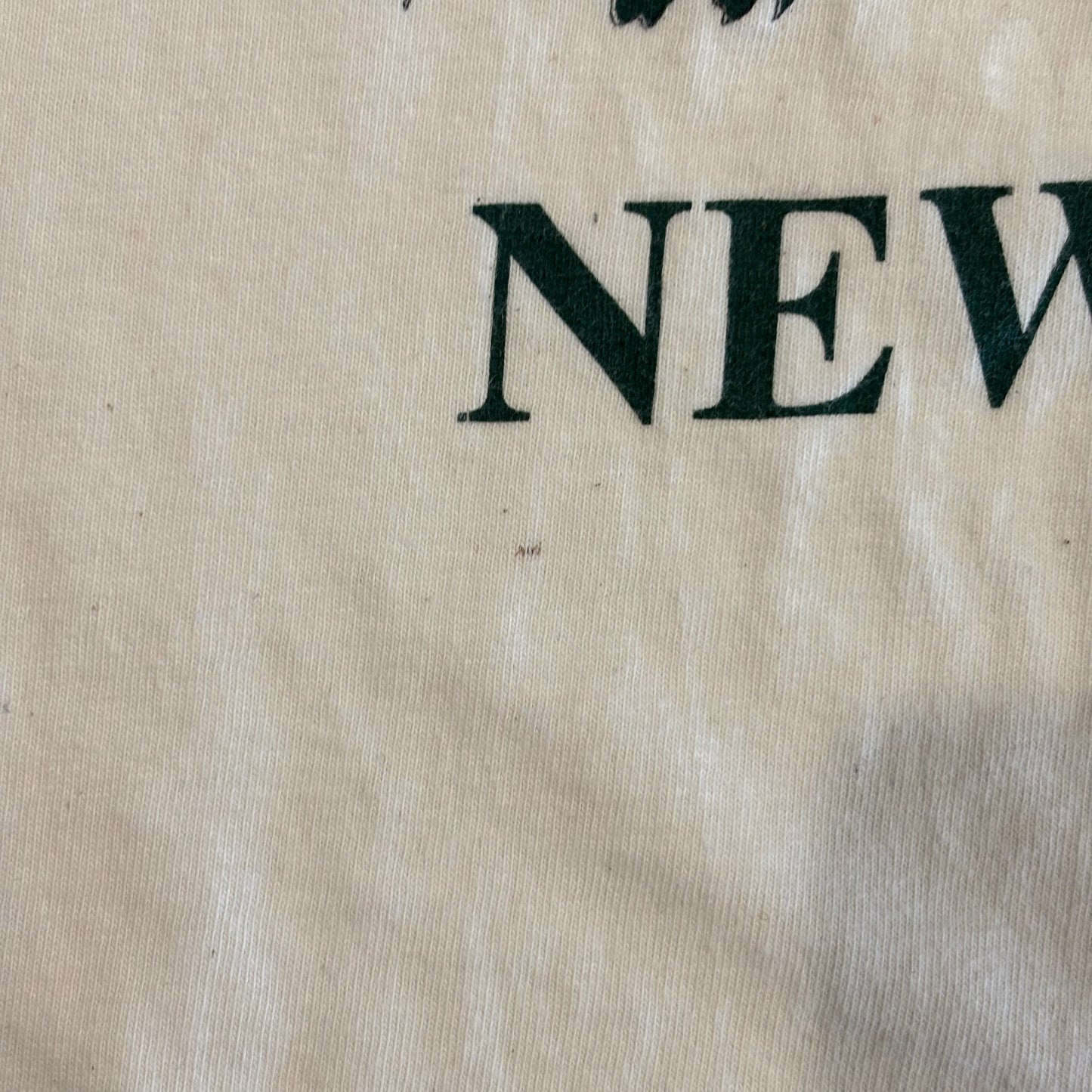 90's Hanes NEW YORK 農作物 野菜Tシャツ ベージュ (L)/A7155T-SO