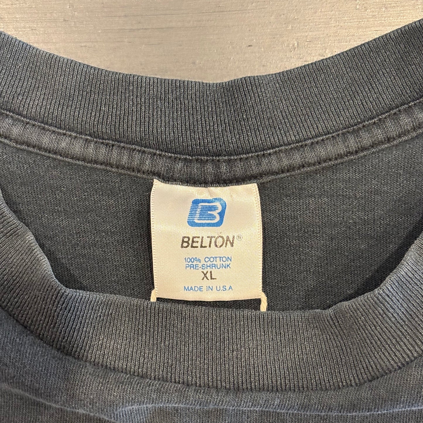 90's BELTON "I PLAYED AGAINST MICHAEL" マイケル・ジョーダン Tシャツ 黒 (XL)/A7282T-SO