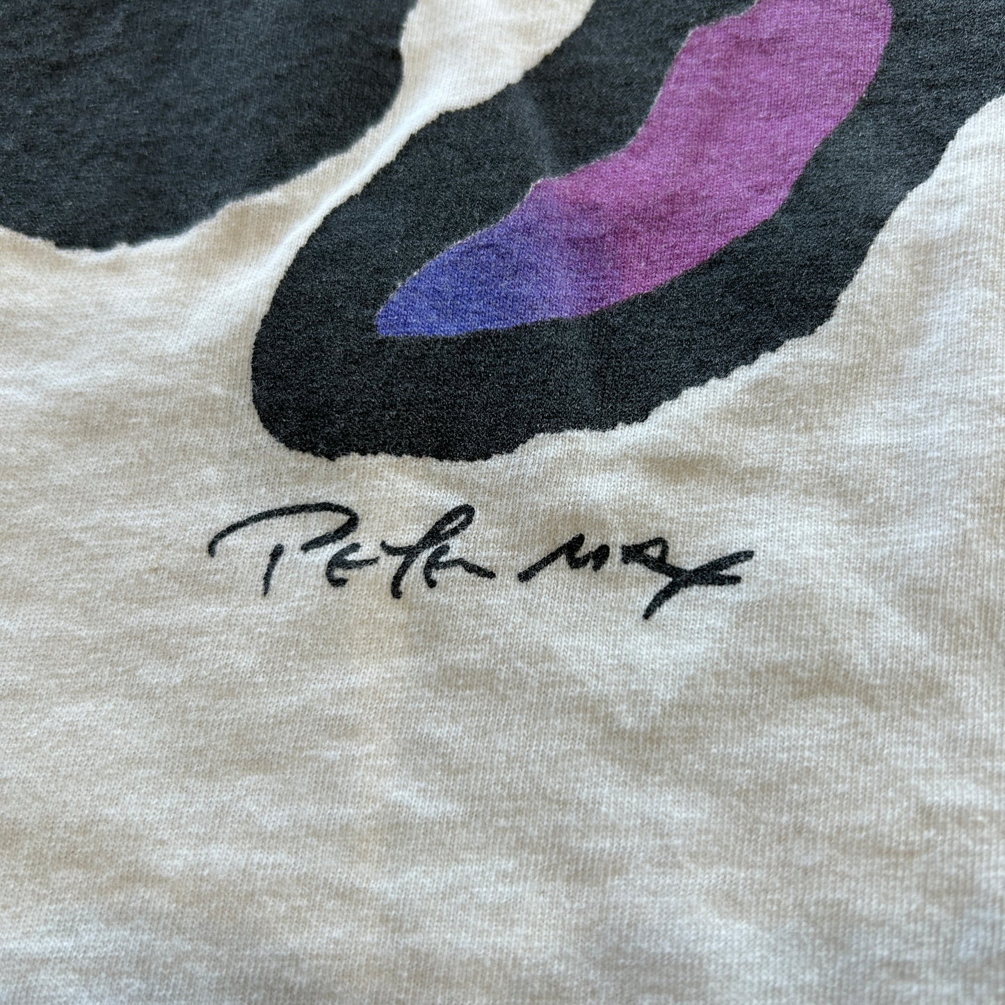 90's yes×Peater Max"Talk"ピーターマックス アートデザイン バンドTシャツ 白(XL)/A4014T-SO