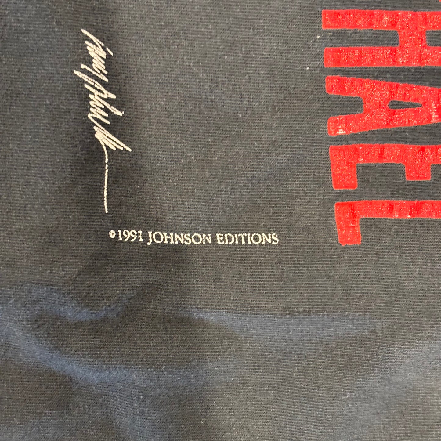 90's BELTON "I PLAYED AGAINST MICHAEL" マイケル・ジョーダン Tシャツ 黒 (XL)/A7282T-SO