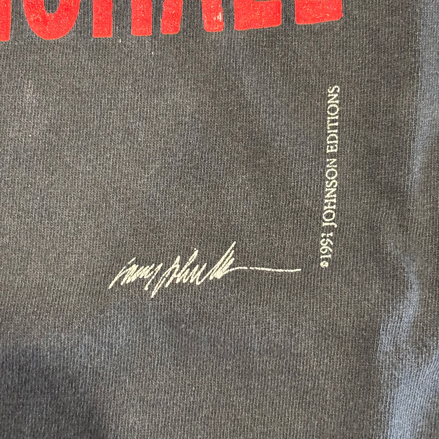 90's BELTON "I PLAYED AGAINST MICHAEL" マイケル・ジョーダン Tシャツ 黒 (XL)/A7282T-SO