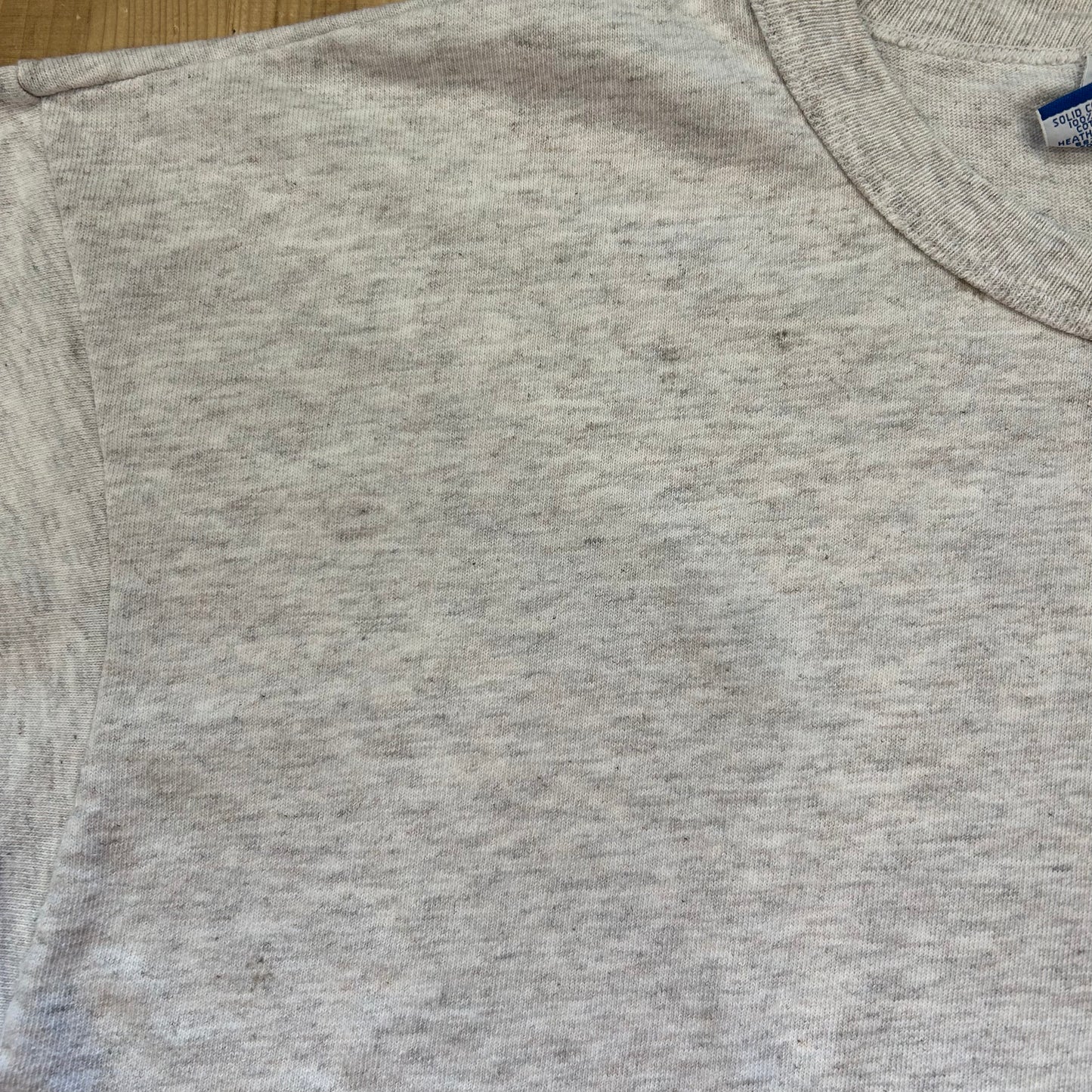 90's CHAMPION ミニロゴTシャツ グレー (XL)/A4348T-S