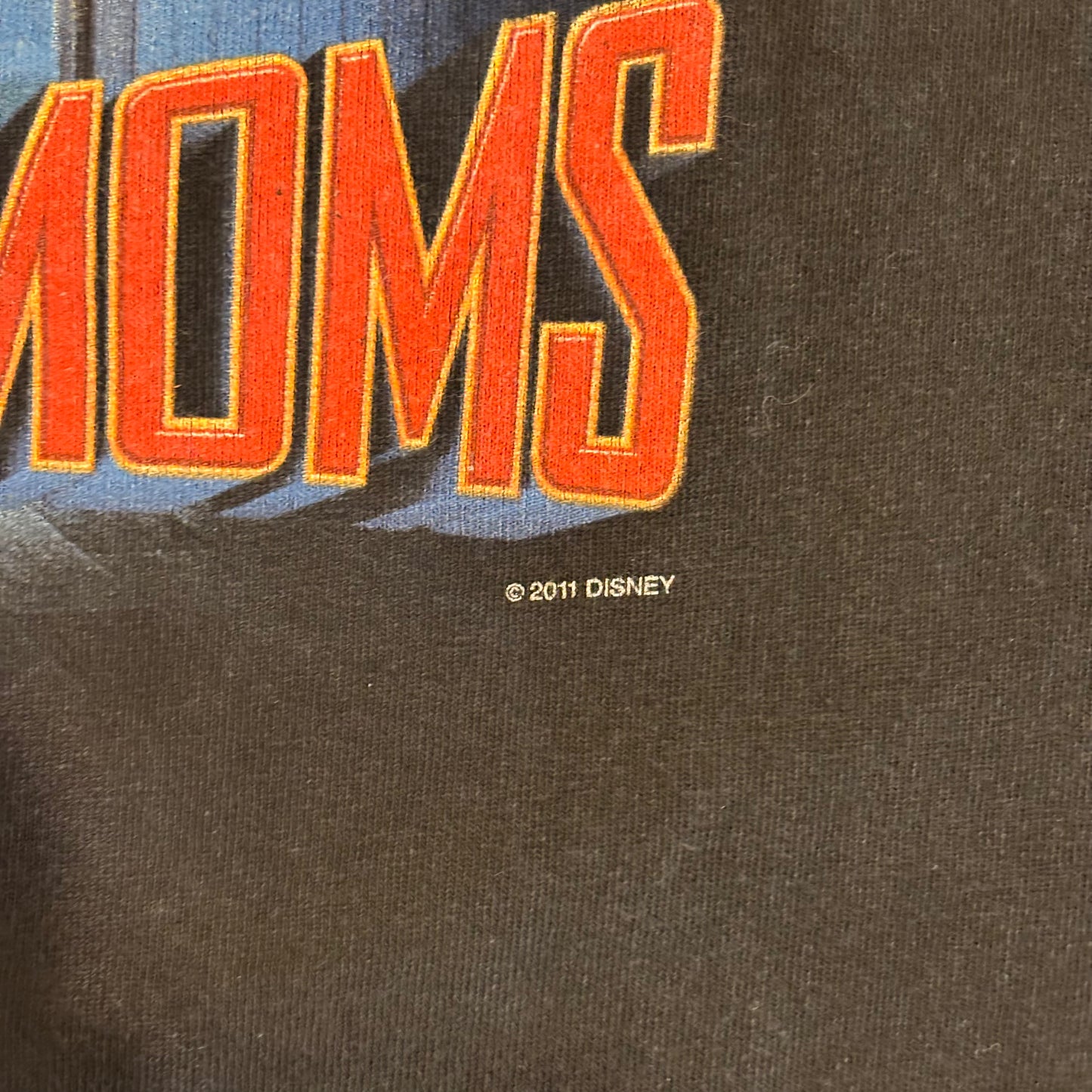 00's ALSTYLE MARS NEEDS MOMS SF ディズニーTシャツ 黒 (XL)/A7281T-SO