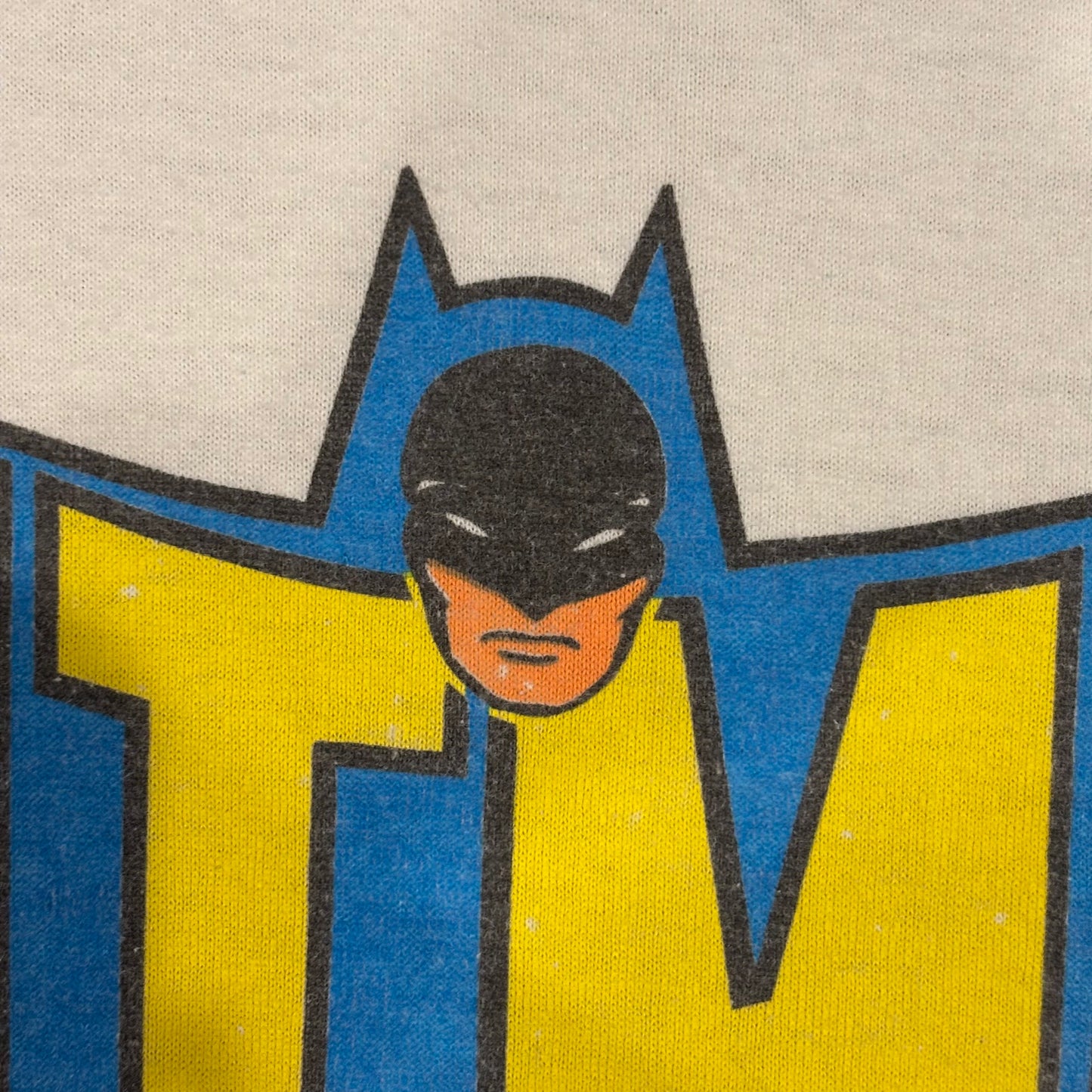 90's LOGO7 BATMAN DC COMIC バットマン Tシャツ 白 (XL)/A7280T-SO