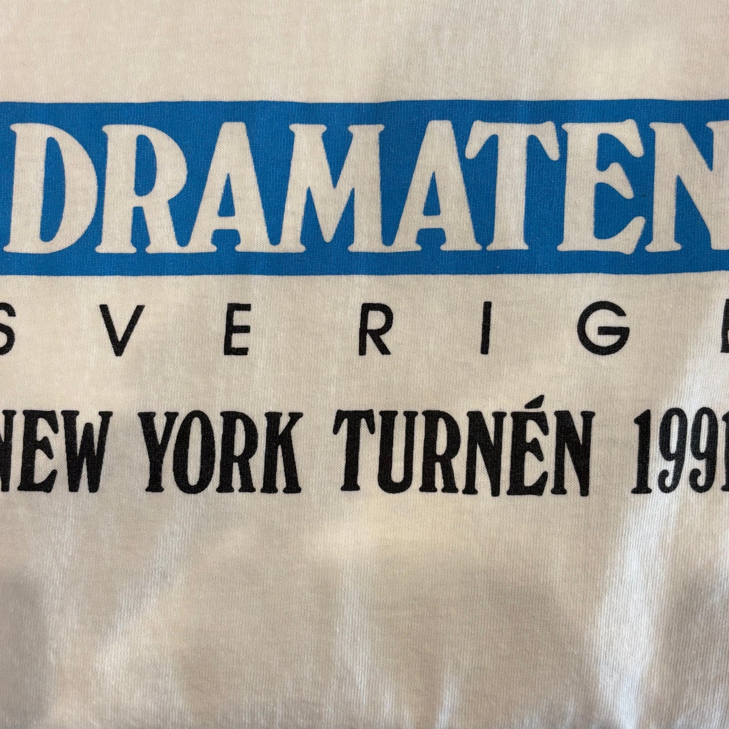 90's SCREEN STARS Bergman on Stage NEW YORK TOUR 1991 スウェーデン王立劇場 白 (M)/B2531T-SO