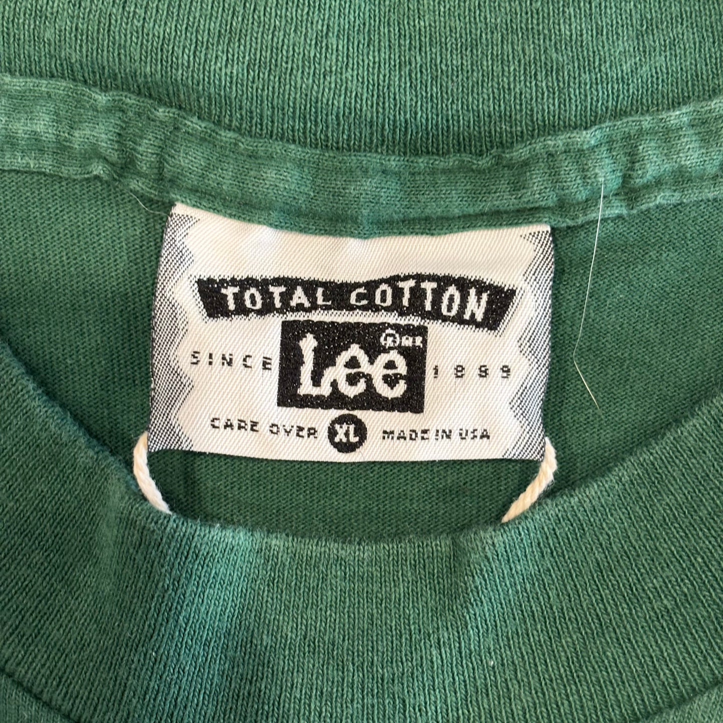 90's LEE Georgia Town ワシントンD.C. カレッジTシャツ 緑 (XL)/B2691T-SO