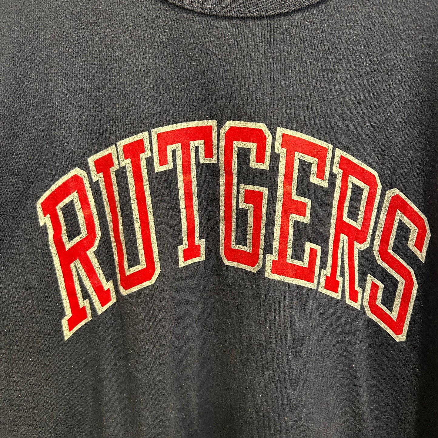 80's Champion RUTGERS Tシャツ 紺(XXL)/A2807T-SO