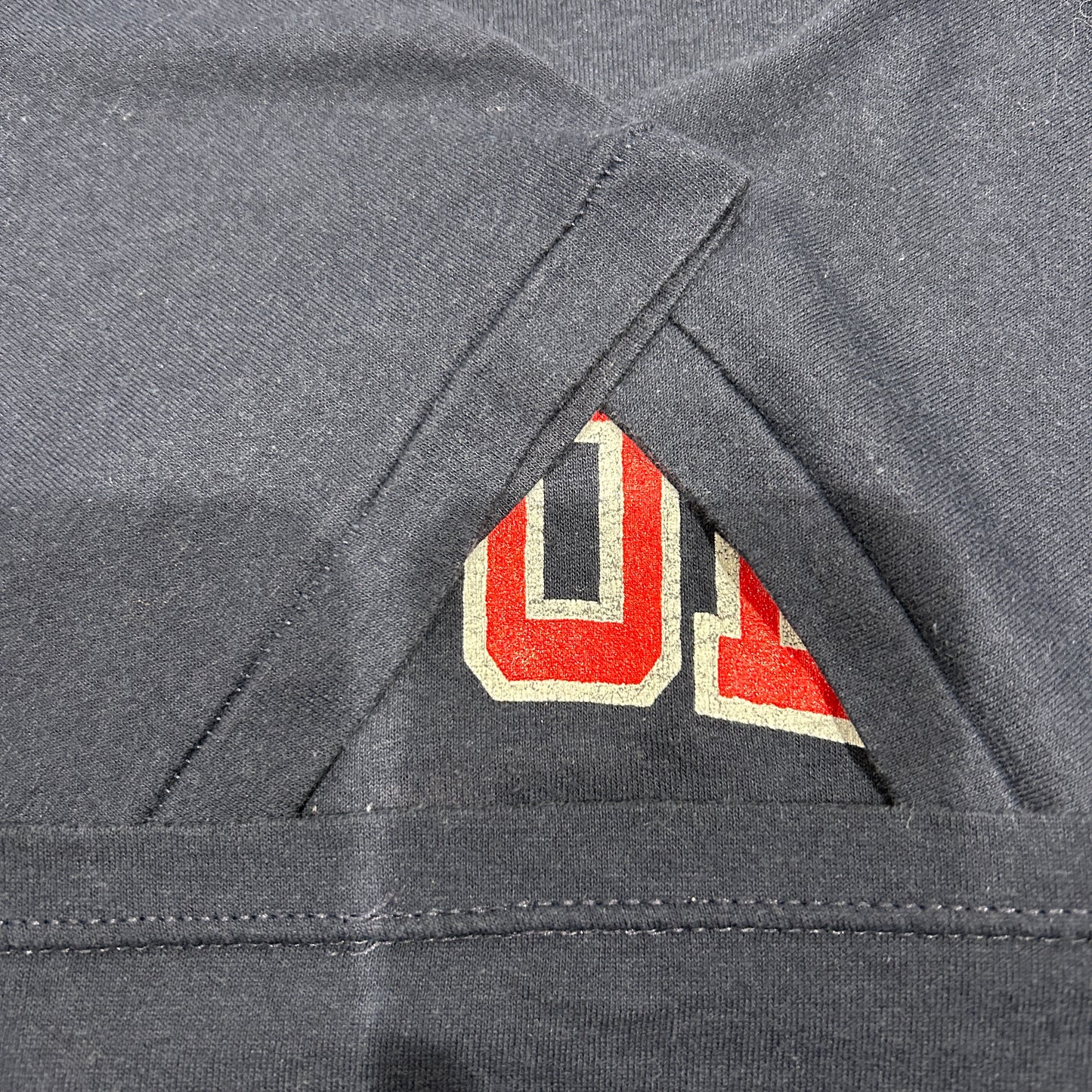 80's Champion RUTGERS Tシャツ 紺(XXL)/A2807T-SO