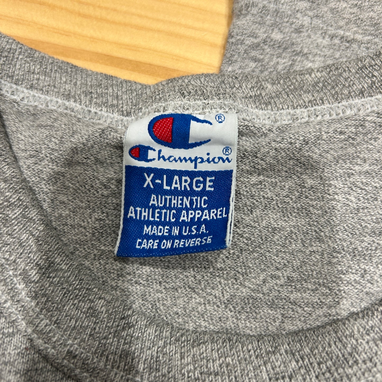 90's Champion NOTRE DAME カレッジTシャツ グレー(XL)/A7446T-SO