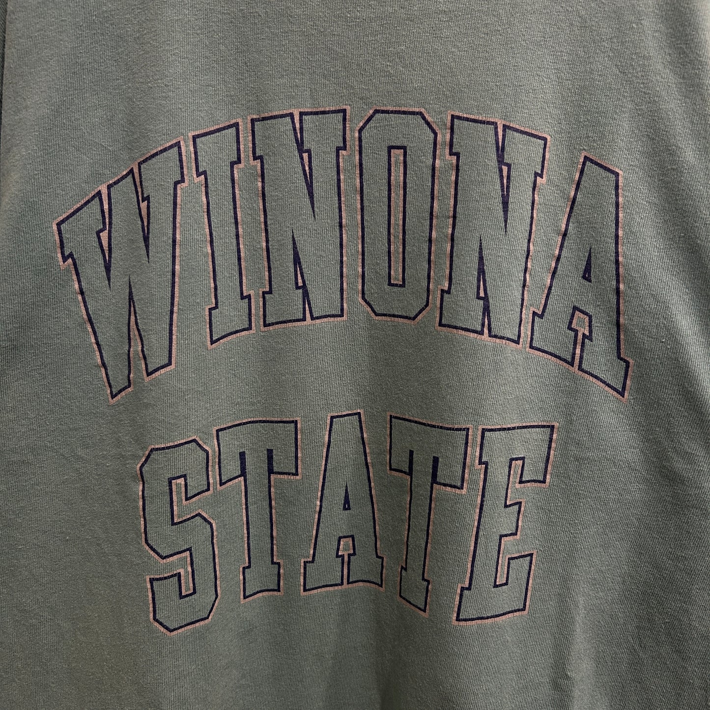 90's Champion WINONA STATE カレッジTシャツ (XL)/A4095T-SO