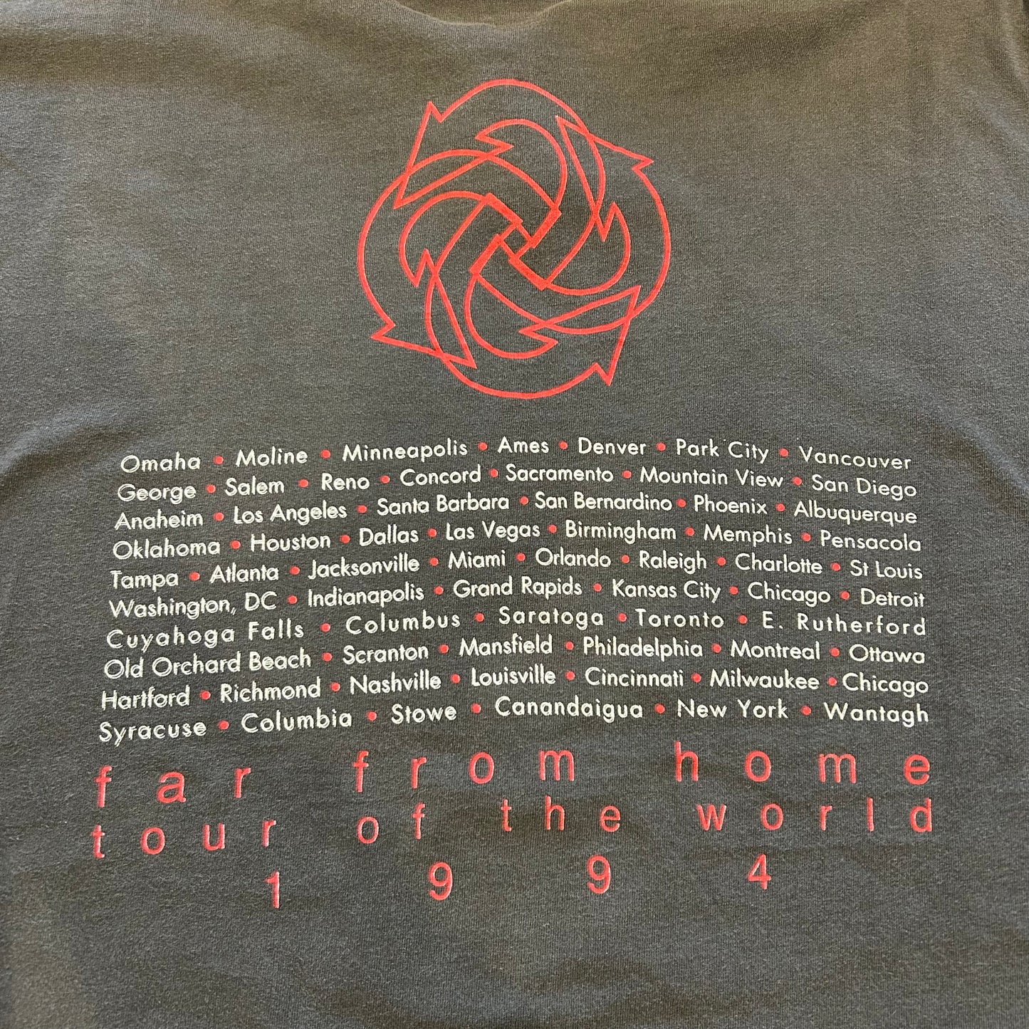 90's GEM TRAFFIC 1994 ツアーTシャツ (XL)A3617T-SO