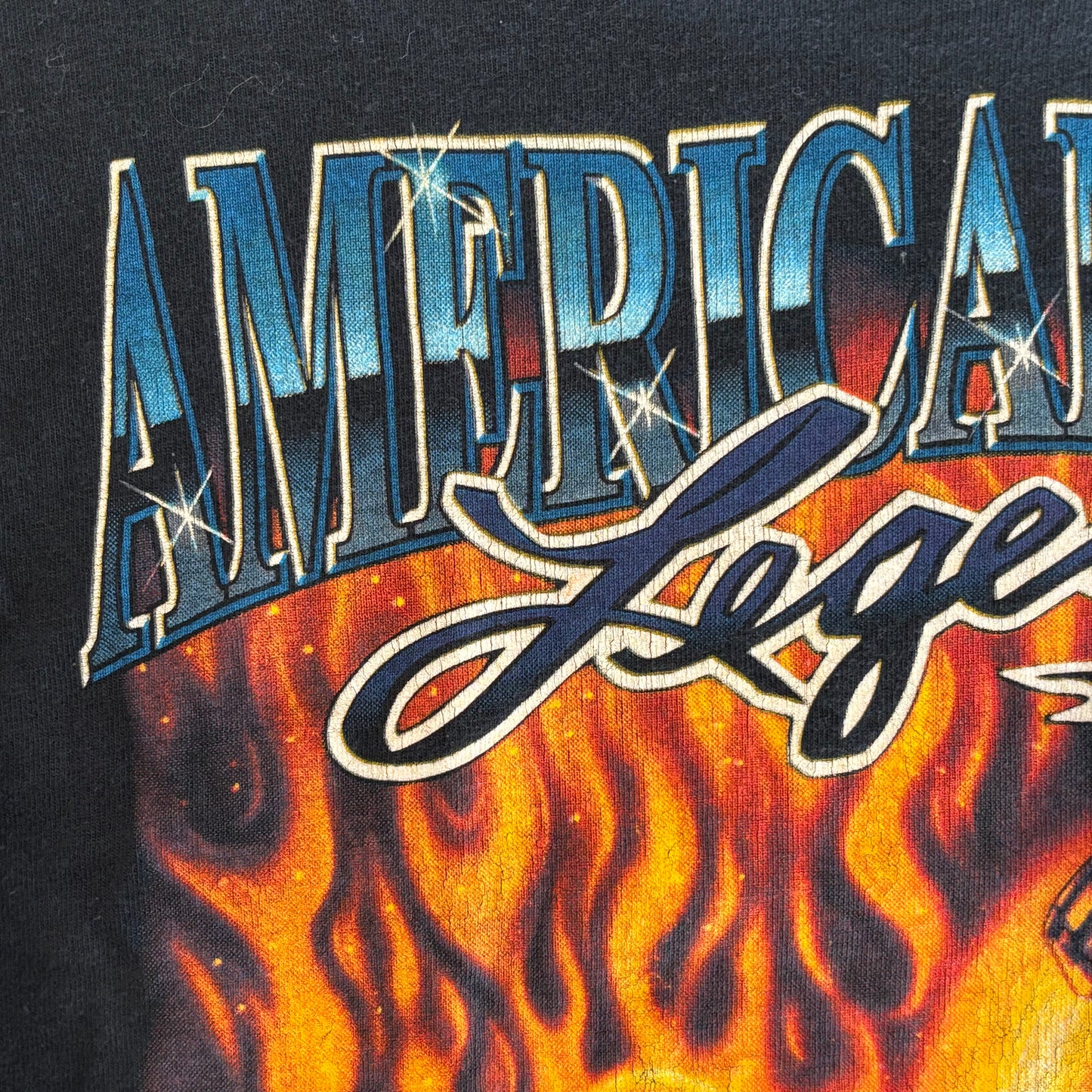 90's FRUIT OF THE LOOM American Made Legends Genuine Chevrolet シボレー ボウタイロゴTシャツ 黒 (M)/B2779T-SO