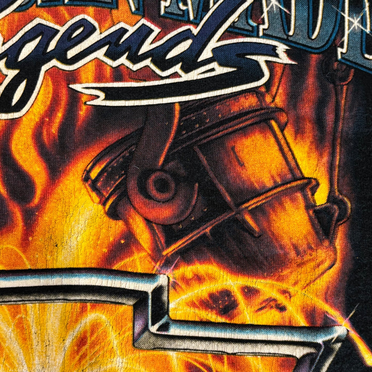 90's FRUIT OF THE LOOM American Made Legends Genuine Chevrolet シボレー ボウタイロゴTシャツ 黒 (M)/B2779T-SO