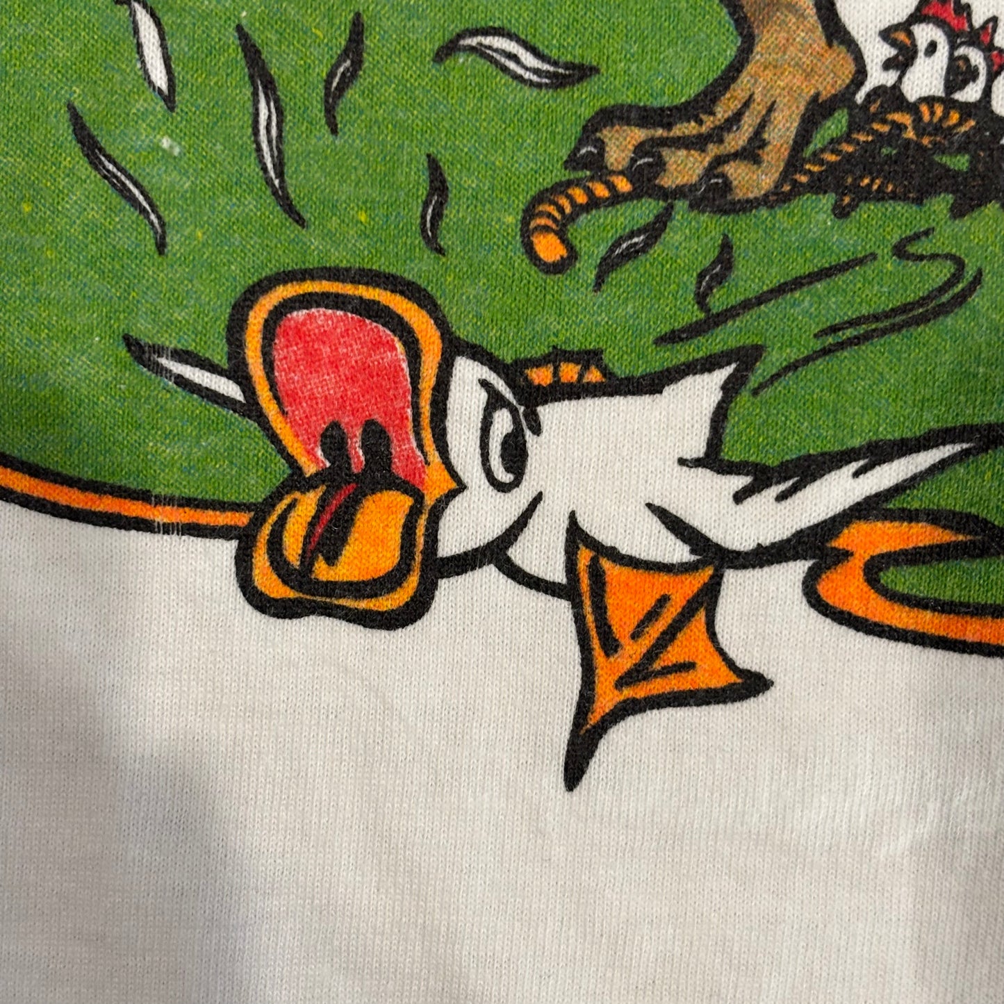 90's Hanes PUERTO RICO CHUPACABRAS カブラス祭り Tシャツ 白 (XL)/B2781T-SO