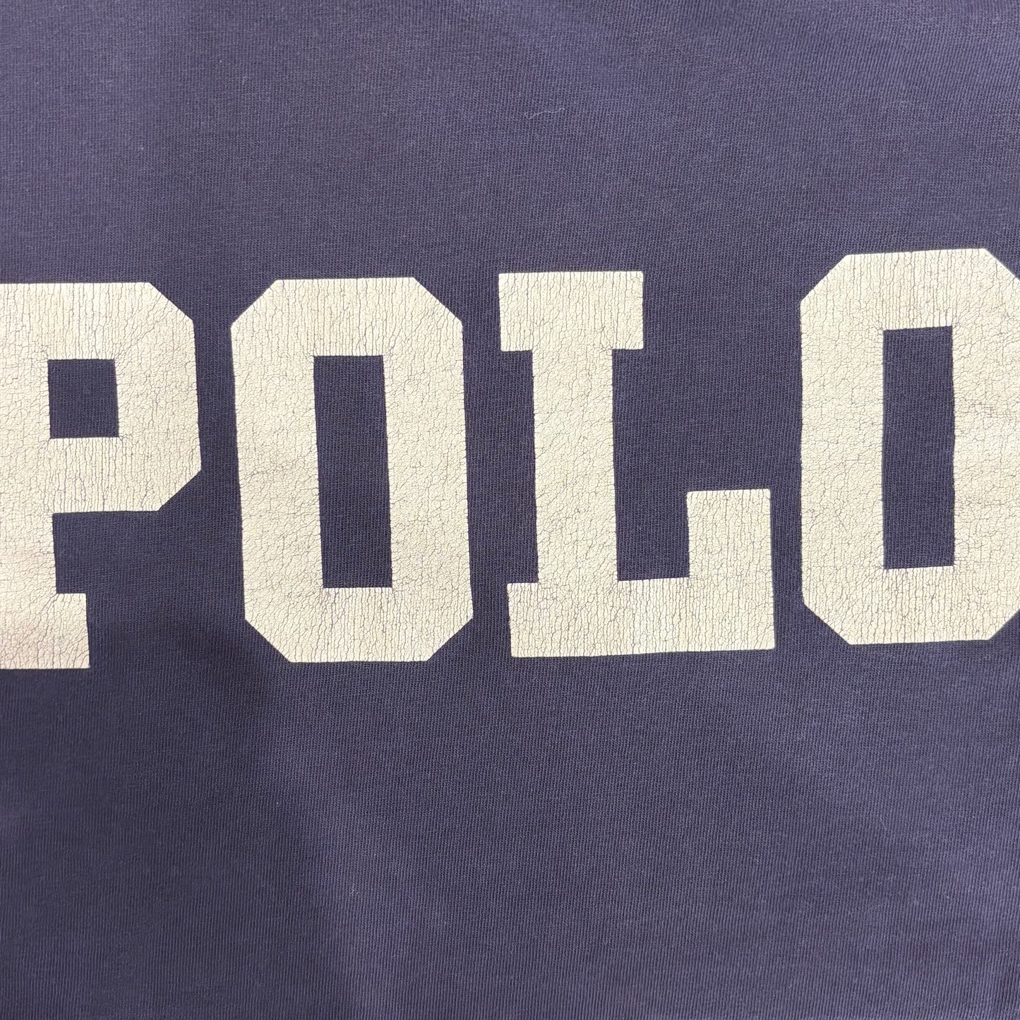 90's Polo Ralph Lauren ラルフローレン Tシャツ 紺 (L)/B2692T-SO