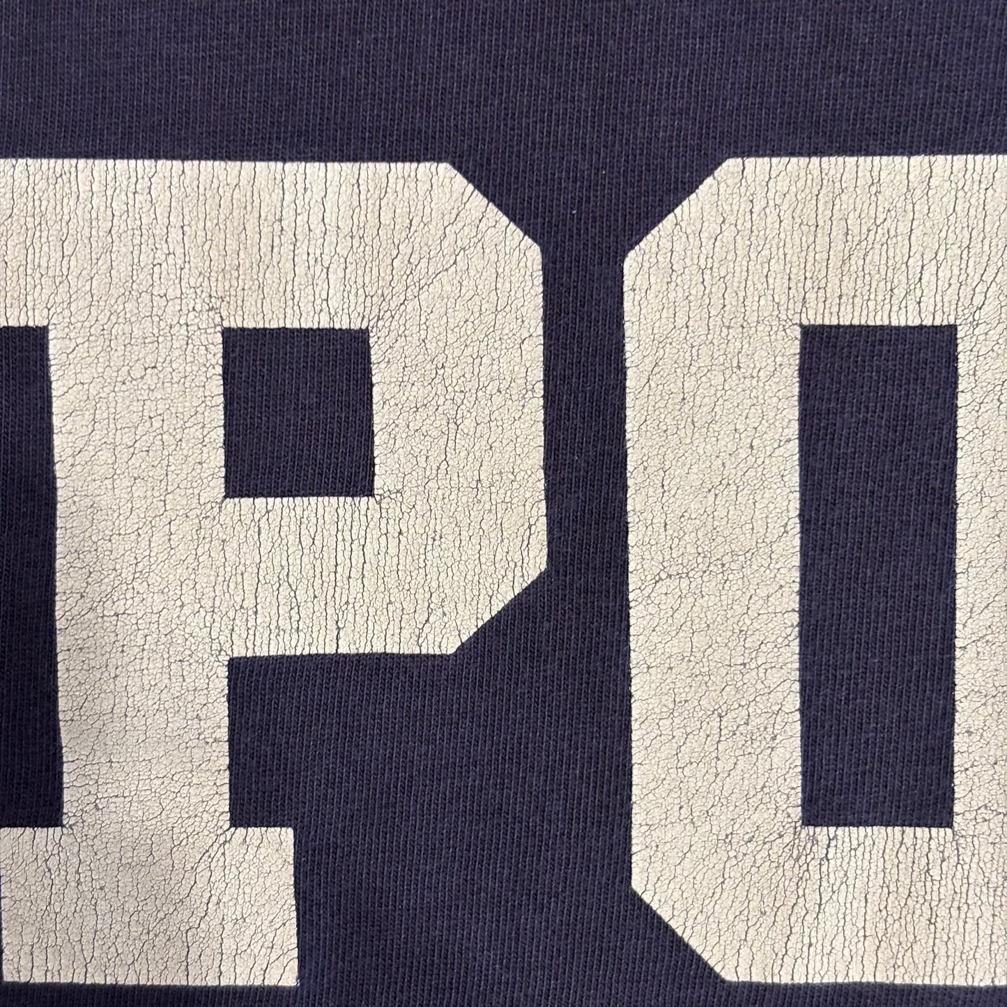 90's Polo Ralph Lauren ラルフローレン Tシャツ 紺 (L)/B2692T-SO