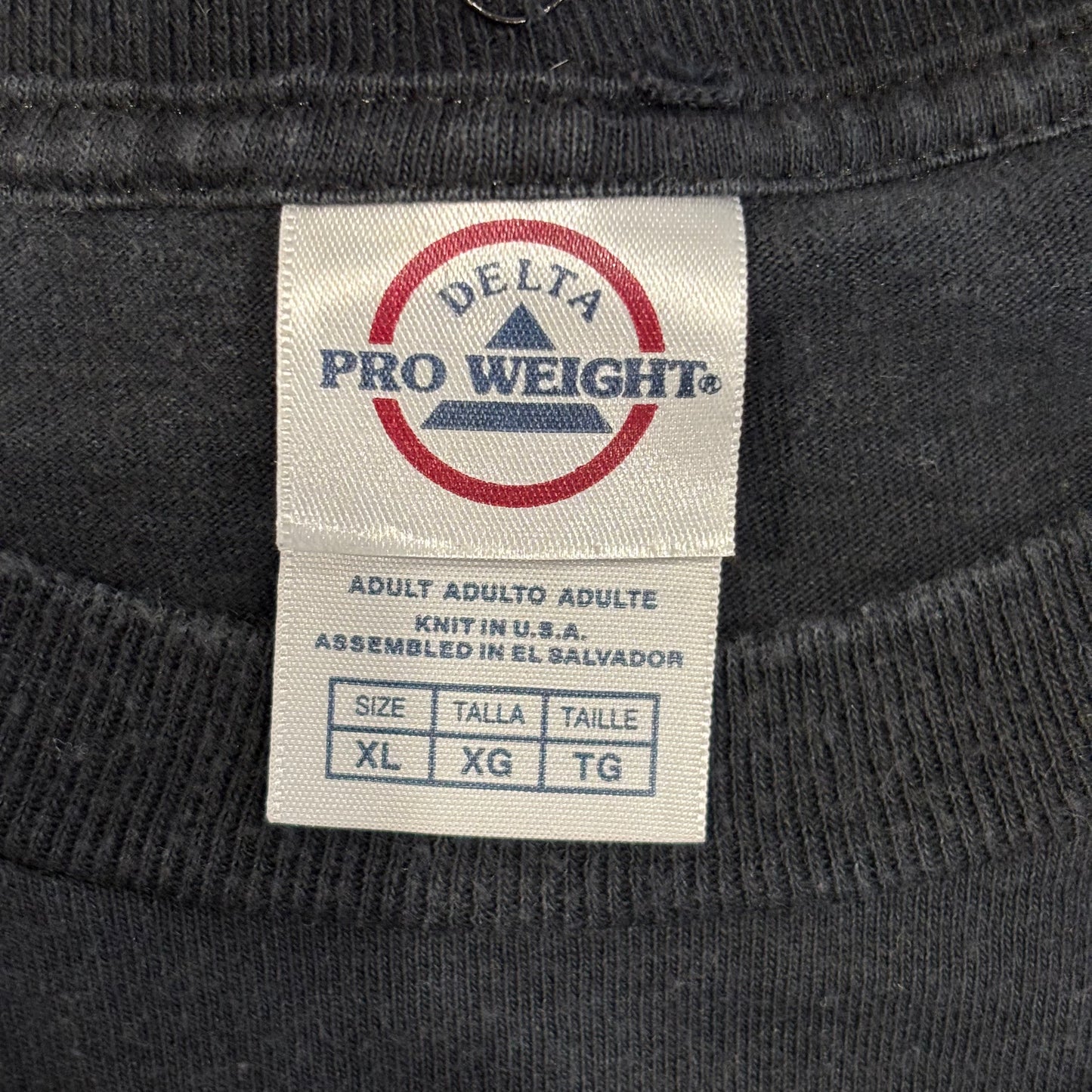 90's DELTA THE SIMPSON 映画”スカーフェイス”パロディー ホマー・シンプソン キャラクターTシャツ 黒 (XL)/B2727T-SO