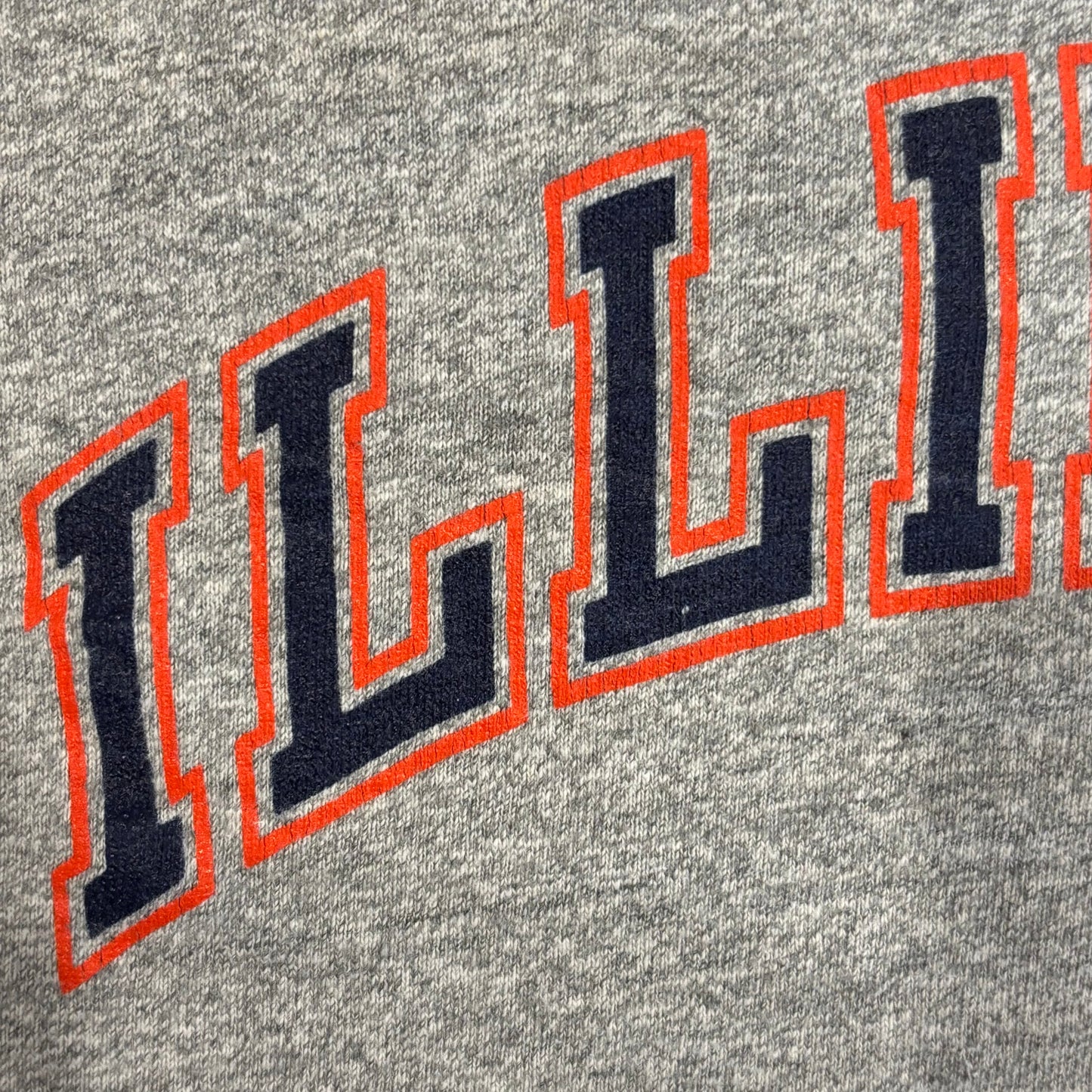 80's Champion ILLINOIS イリノイ大学 カレッジTシャツ グレー (L)/B2783T-SO