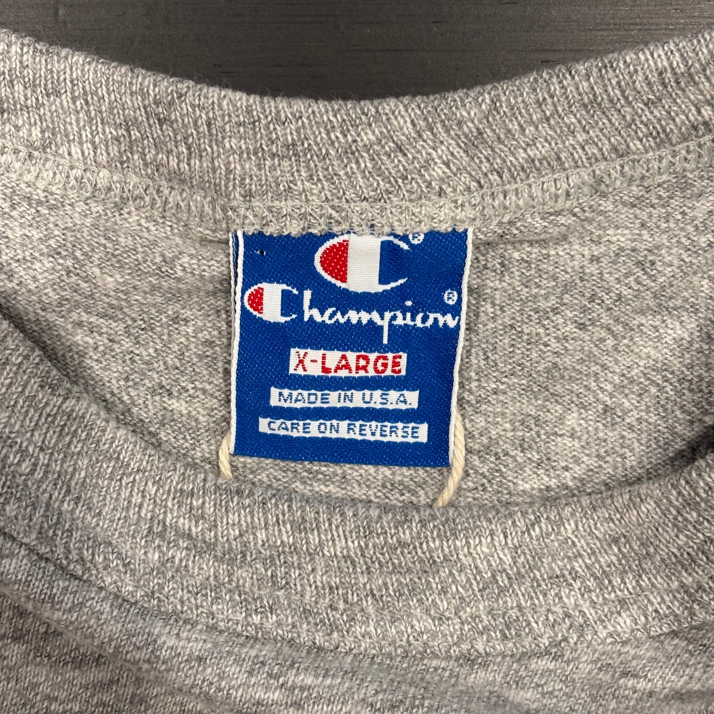 90's Champion PRUDENTIAL SECURITIES カレッジTシャツ グレー (XL)/A4504T-SO