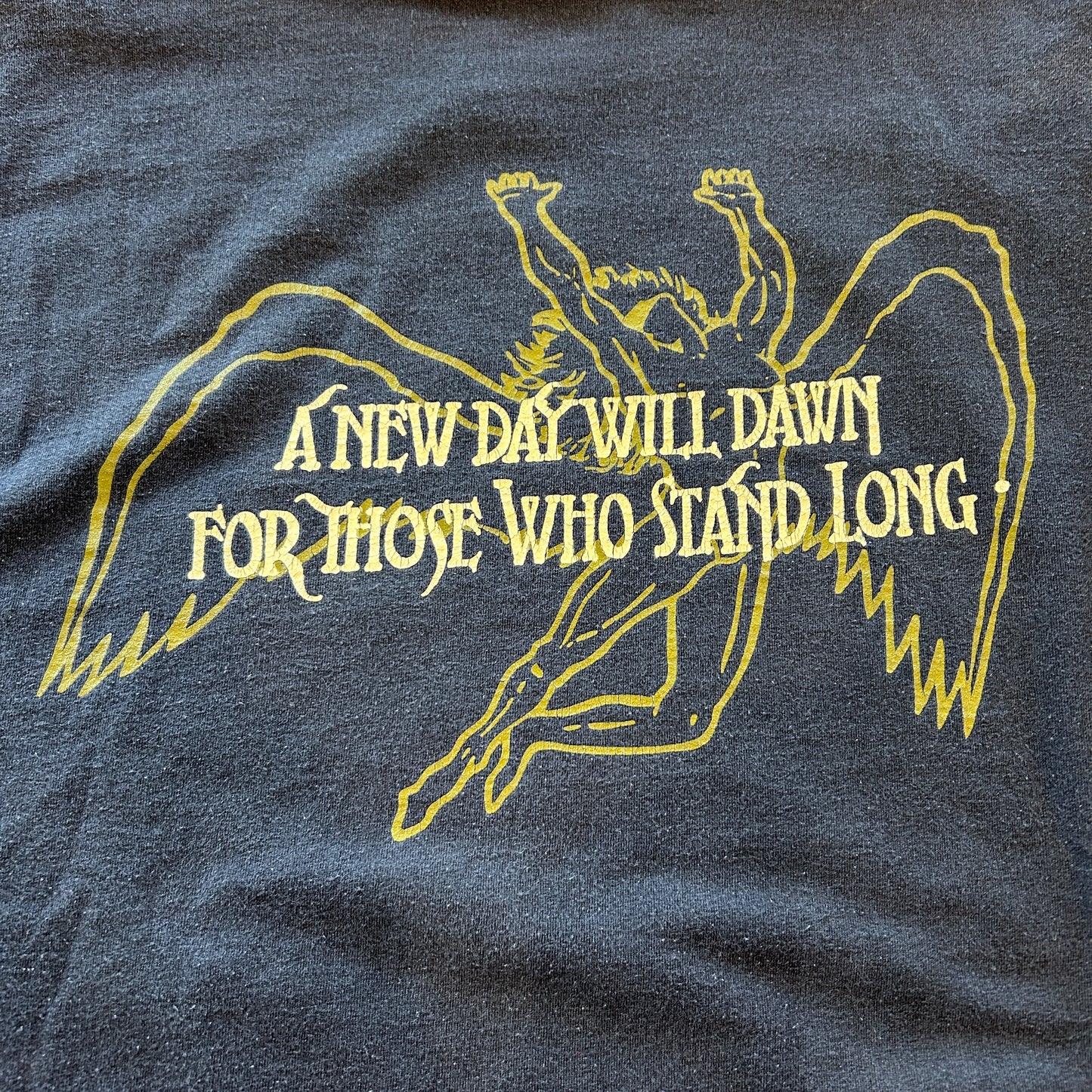 00's LED ZEPPELIN ツェッペリン A NEW DAY WILL DAWN Tシャツ(XL)/A4314T-SO