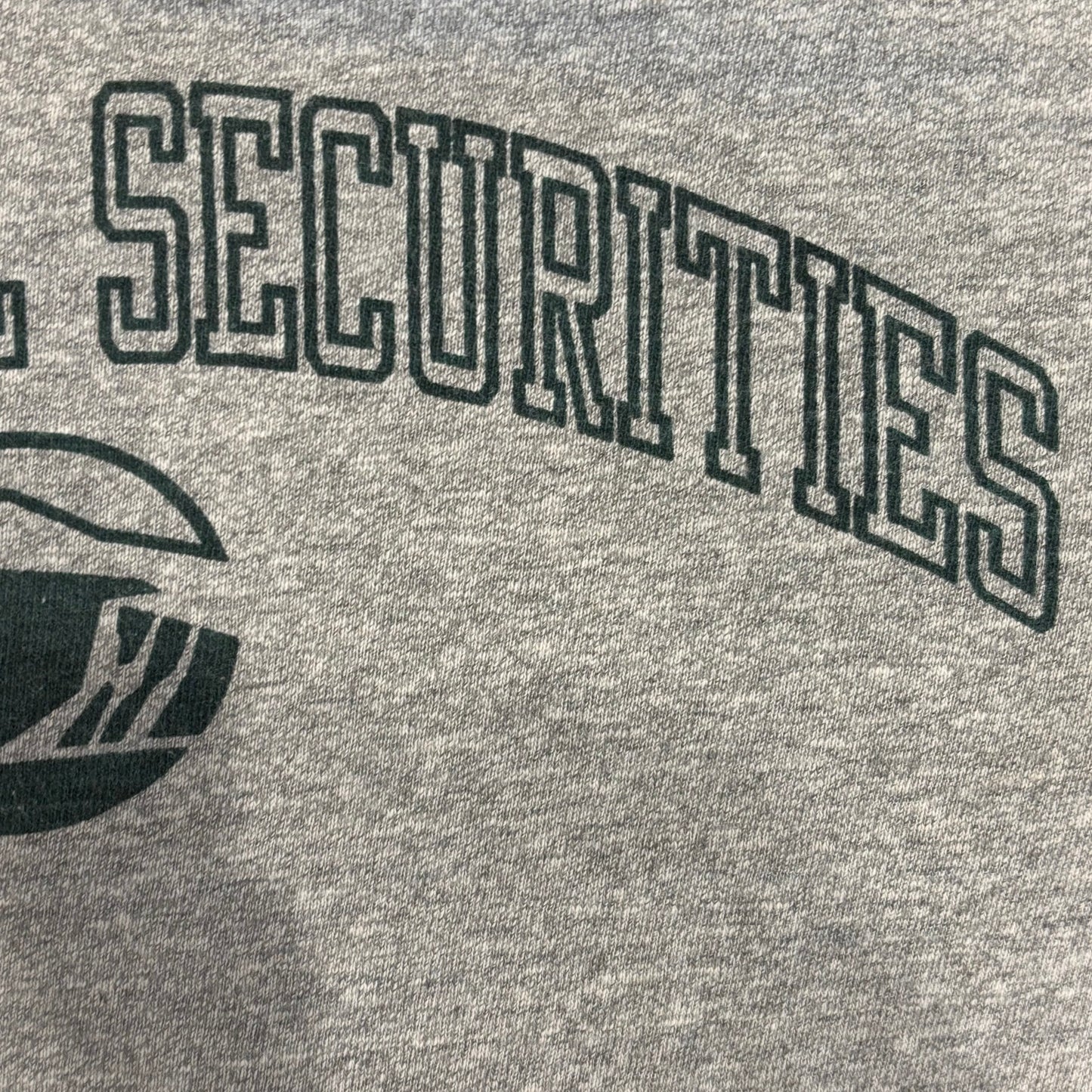 90's Champion PRUDENTIAL SECURITIES カレッジTシャツ グレー (XL)/A4504T-SO