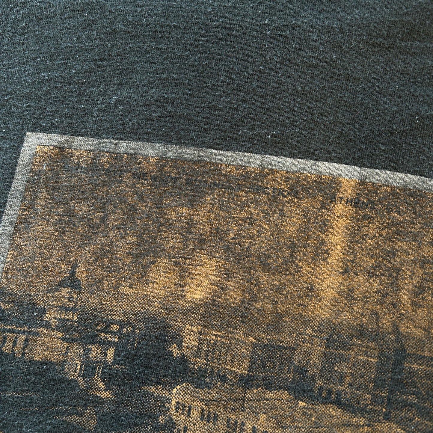 90's R.E.M ”Birds Eye View Of Business Section"バンドTシャツ 黒(XL)/A7507T-SO