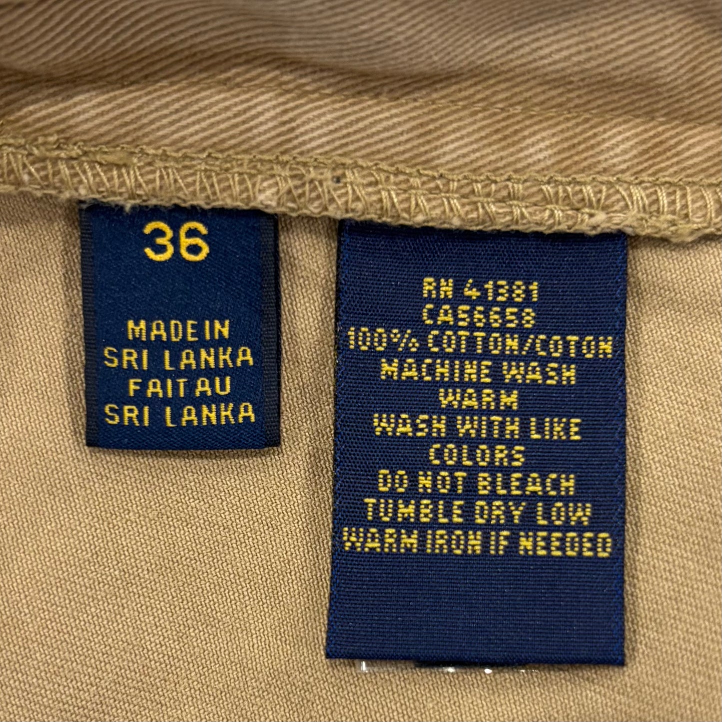 00's Polo Ralph Lauren ショーツ ハーフパンツ 茶色 (36)/A3183P-SO