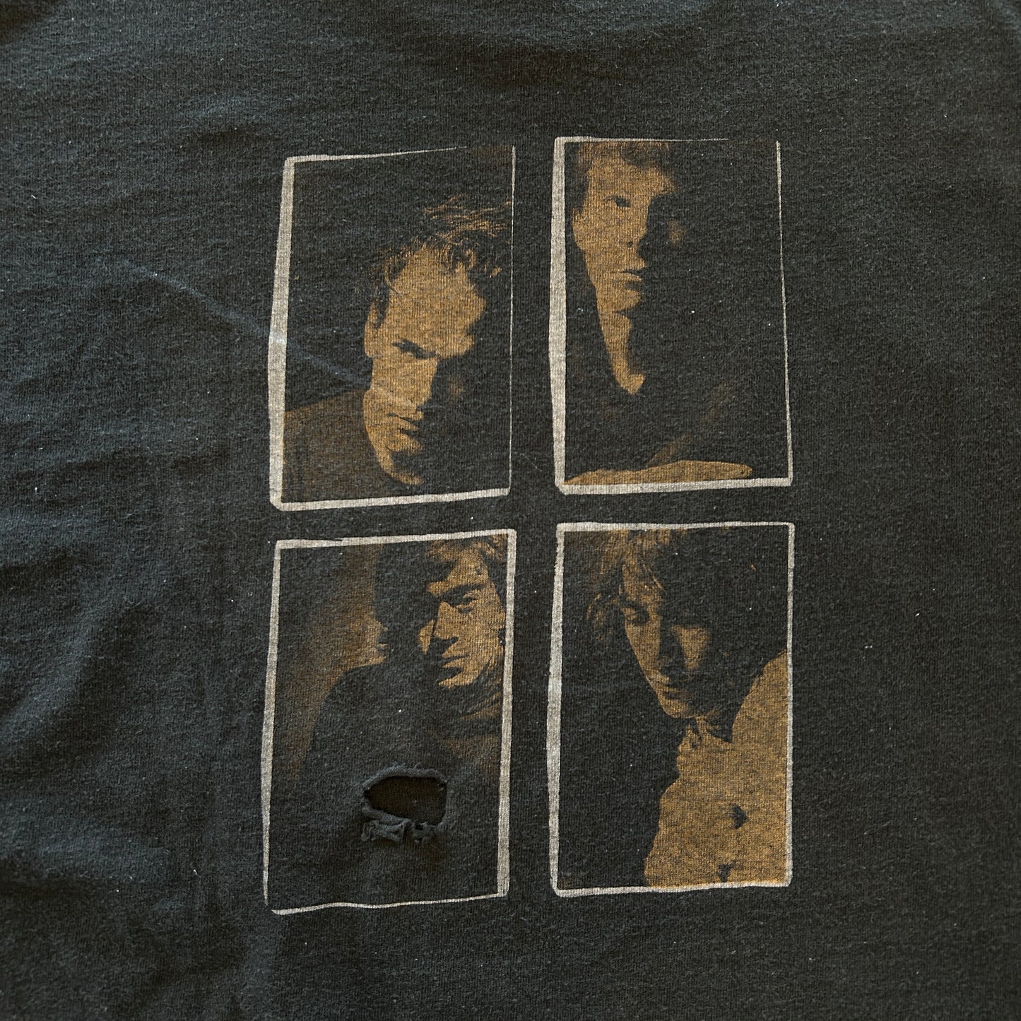 90's R.E.M ”Birds Eye View Of Business Section"バンドTシャツ 黒(XL)/A7507T-SO