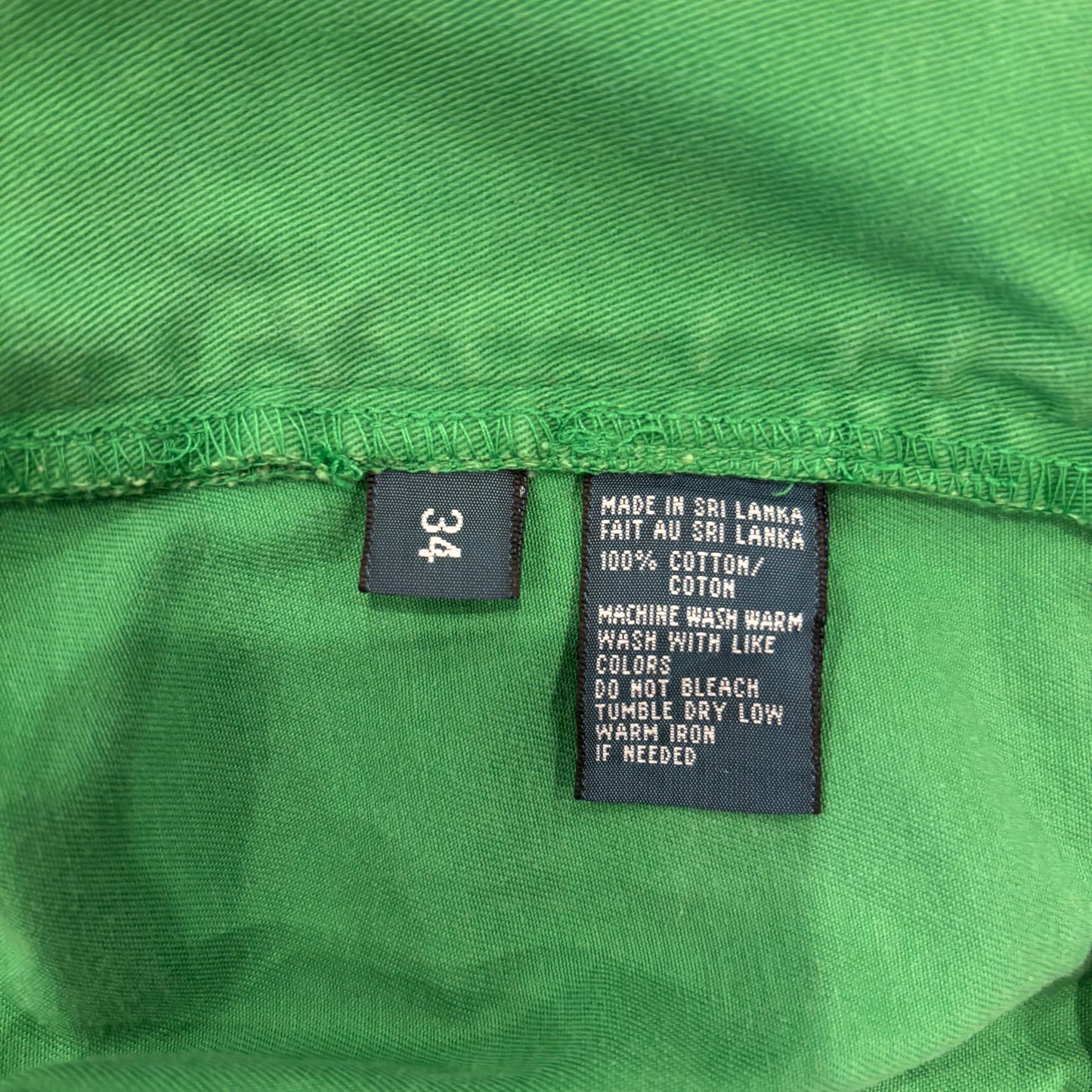 00's Polo Ralph Lauren ショーツ ハーフパンツ 緑 (34)/A3906P-SO