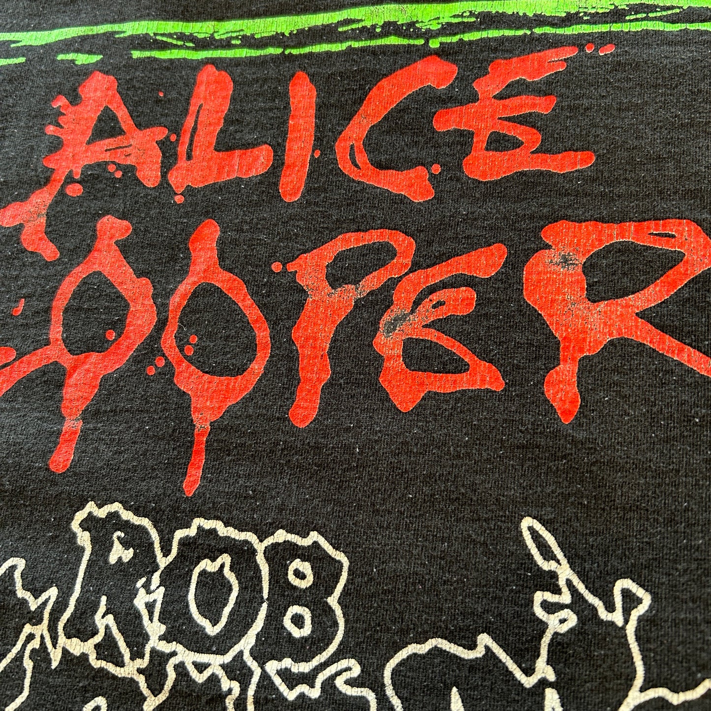 00's ROB ZONBIE&ALICE COOPER ツアーTシャツ バンドT 黒(XL)/A6461T-SO