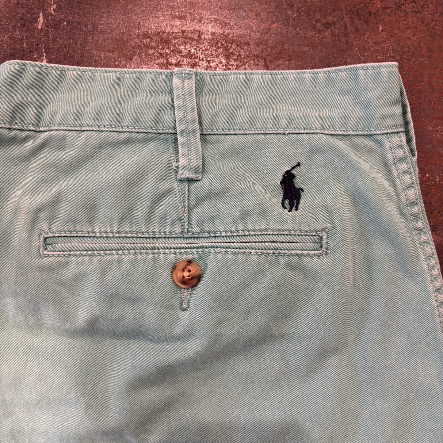 00's Polo Ralph Lauren ショーツ ハーフパンツ エメラルドグリーン 36/A4438P-SO