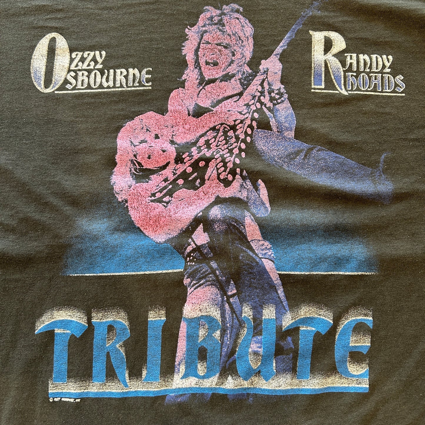 80's Ozzy Osbourne&Randy Roads”トリビュート〜ランディ・ローズに捧ぐ”プロモTシャツ/A7506T-SO
