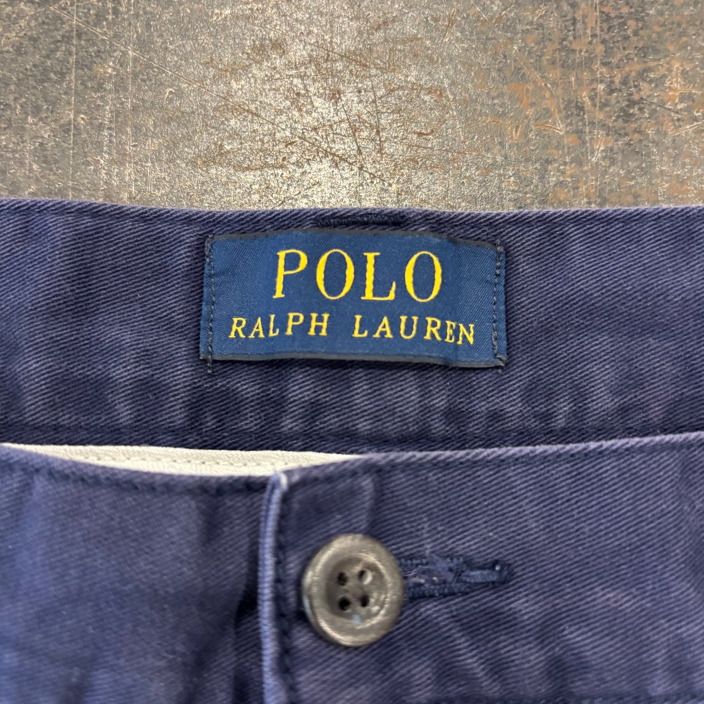 00's Polo Ralph Lauren カジキ 刺繍柄 ショーツ ハーフパンツ ネイビー (34)/A7320P-SO