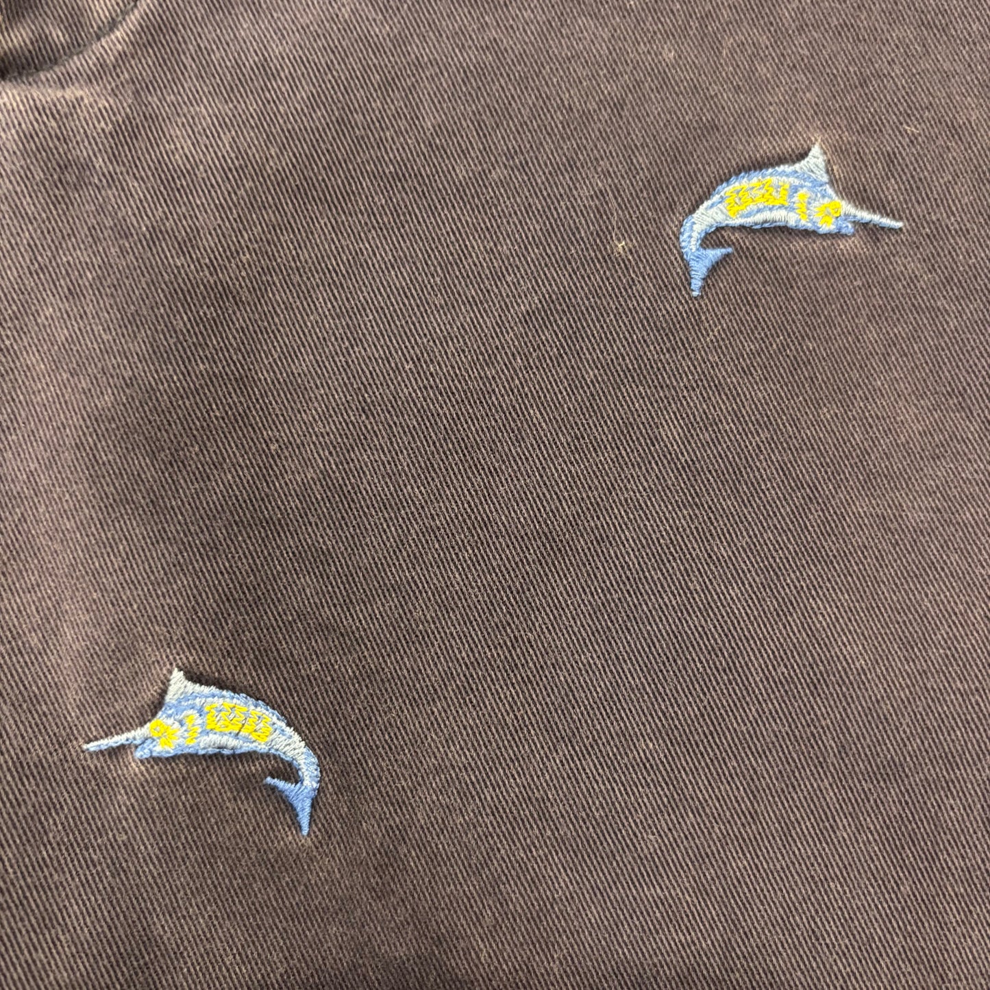 00's Polo Ralph Lauren カジキ 刺繍柄 ショーツ ハーフパンツ ネイビー (34)/A7320P-SO